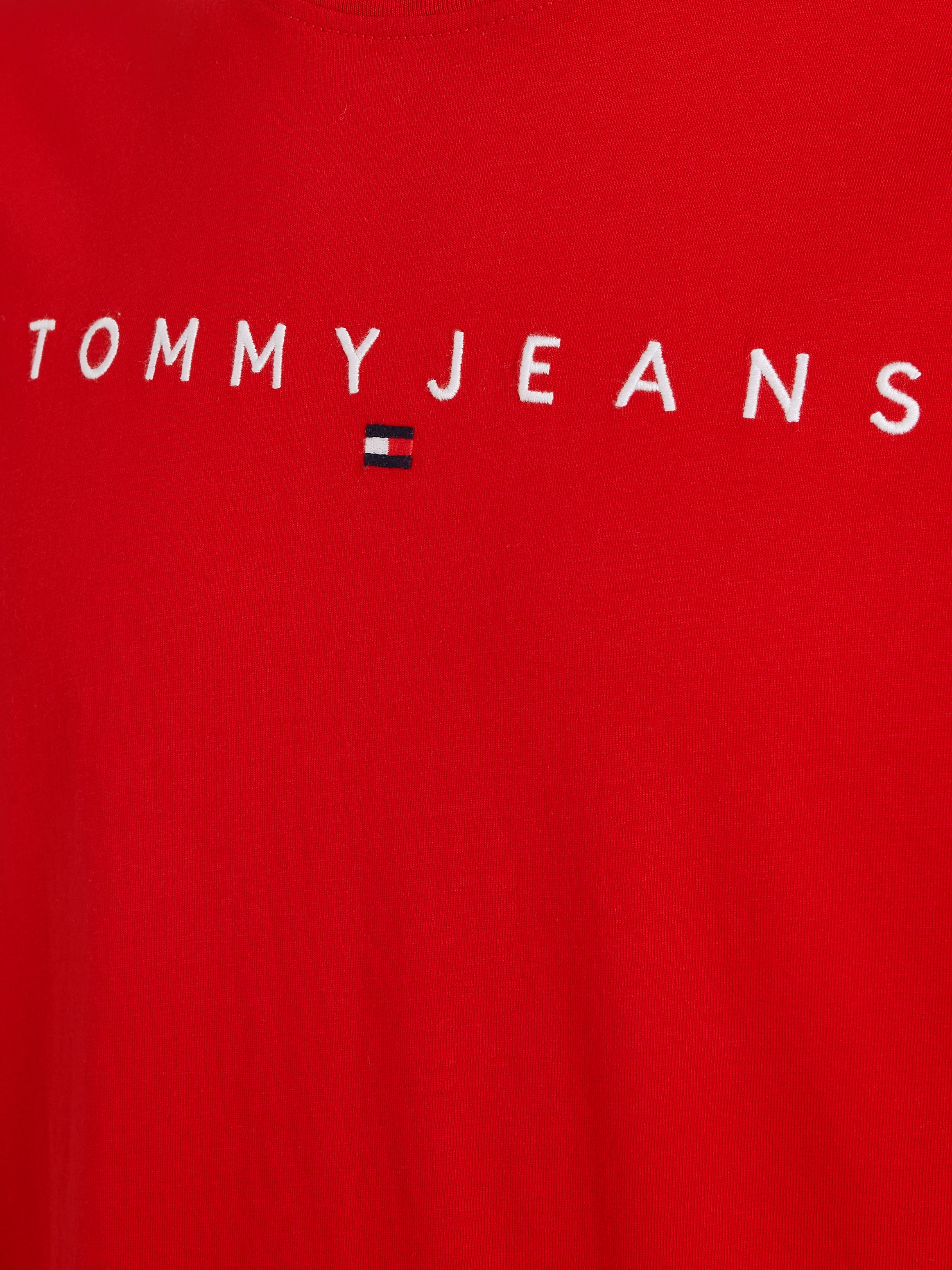 Tommy Jeans T-Shirt »TJM REG LINEAR LOGO TEE EXT«, mit Markenlabel