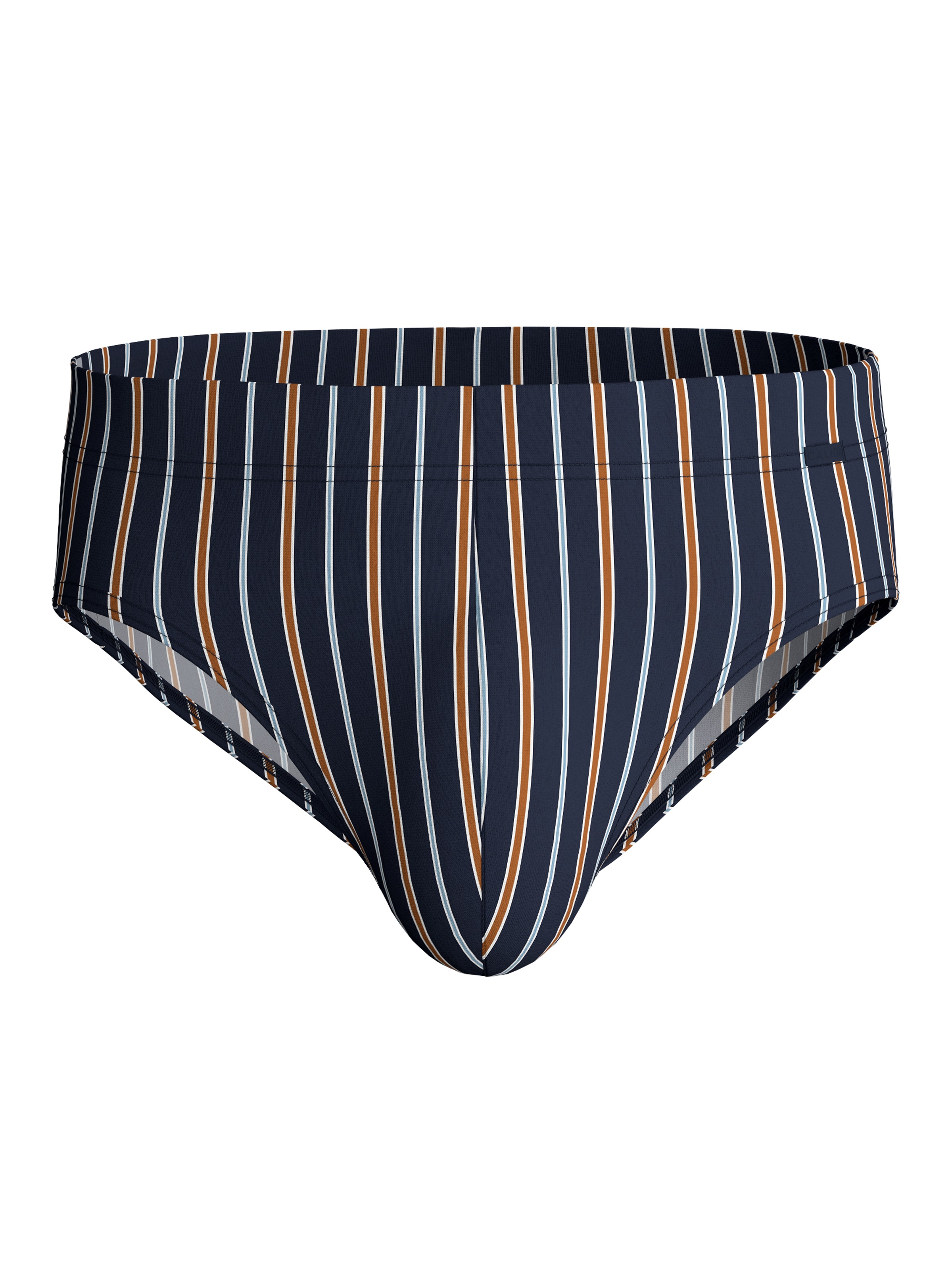 CALIDA Slip »Grafic Cotton«, gestreift, ohne Eingriff, überzogenem Bund