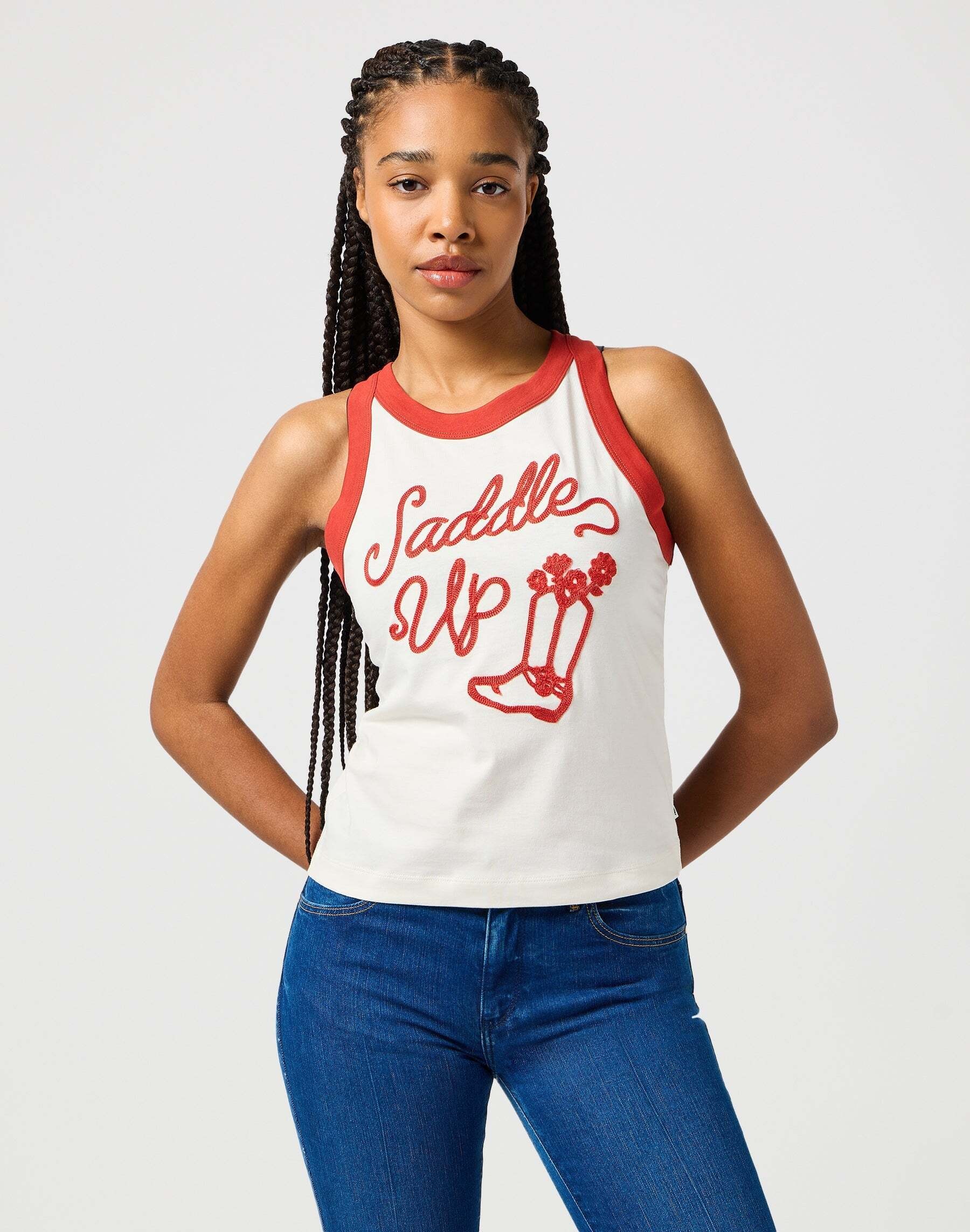 Wrangler Kurzarmshirt »WRANGLER Top Ringer Tank«
