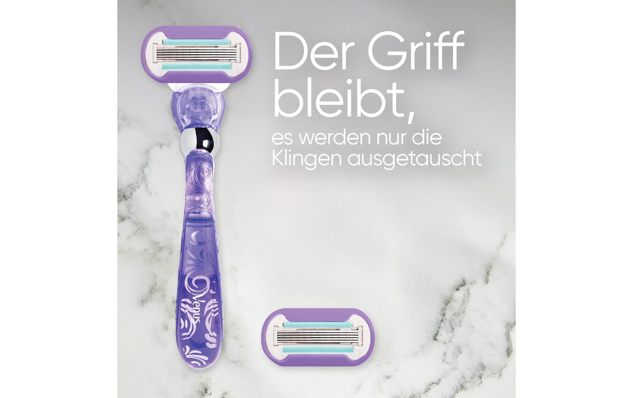 Gillette Venus Körperrasierer »Rasierer Deluxe Smooth Swirl 3 Stück«