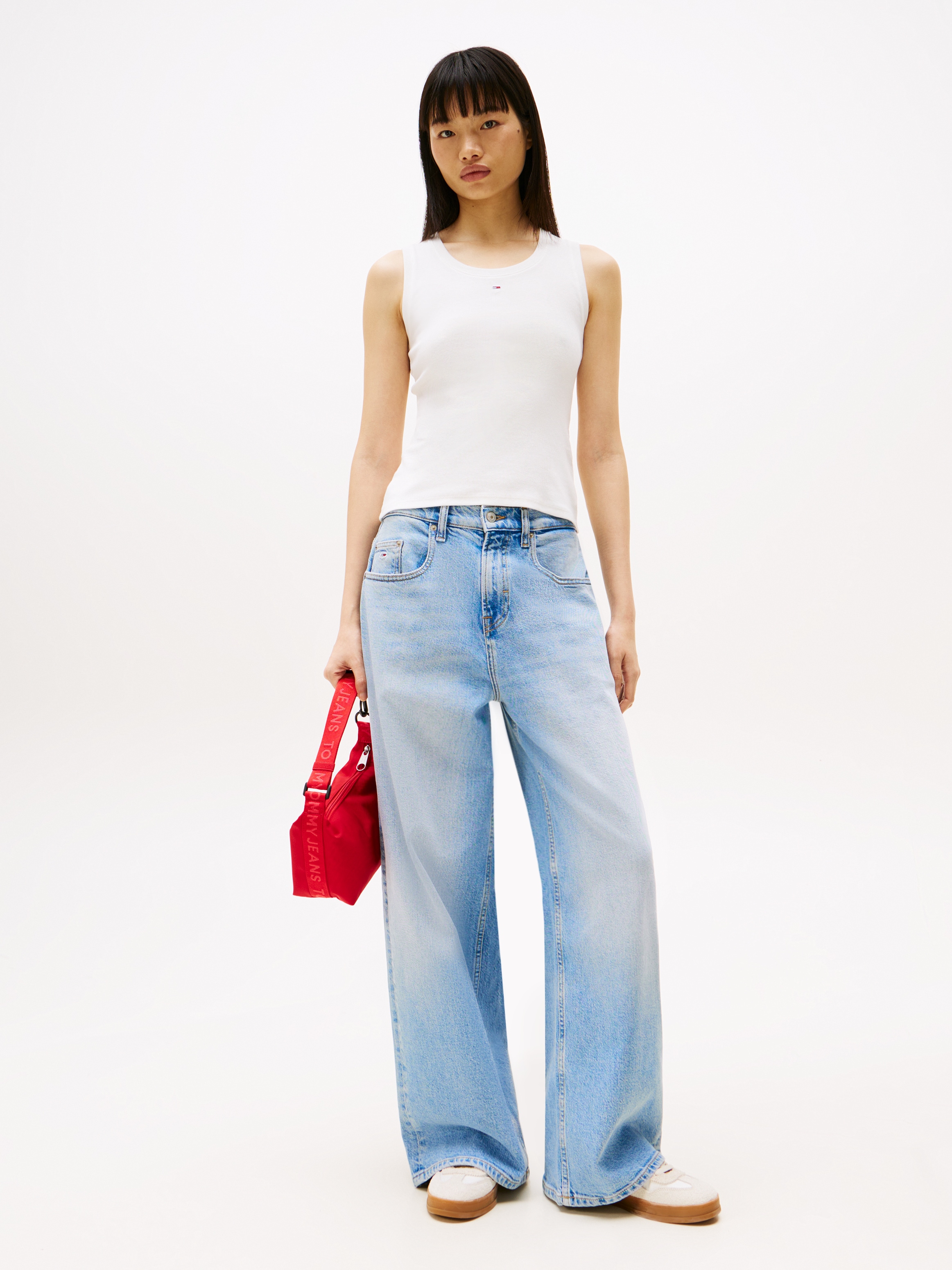 Tommy Jeans Tanktop »TJW ESSENTIAL RIB TANK EXT«, mit gerippter Struktur