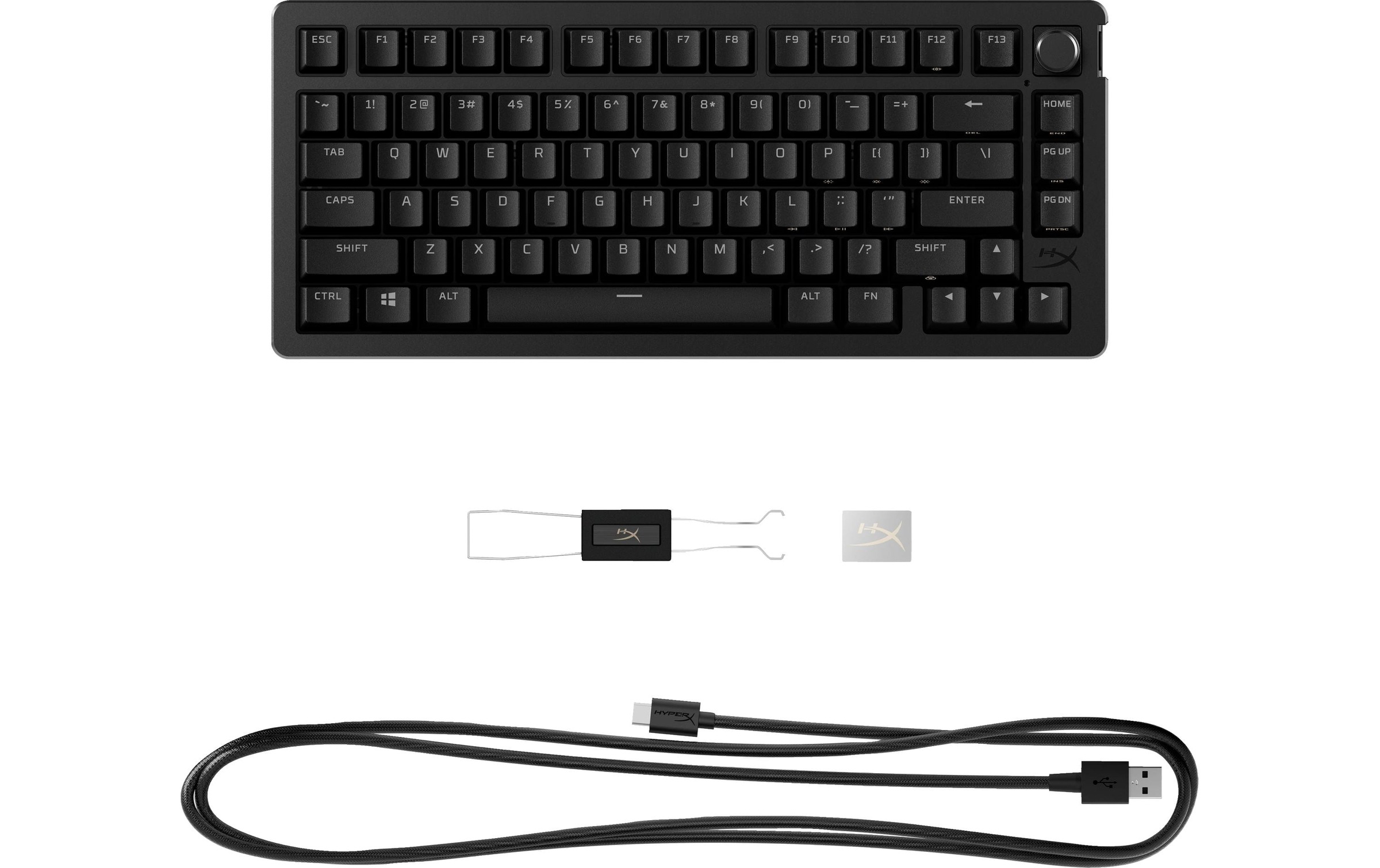 HyperX Gaming-Tastatur »Alloy Rise 75«, (Ziffernblock)