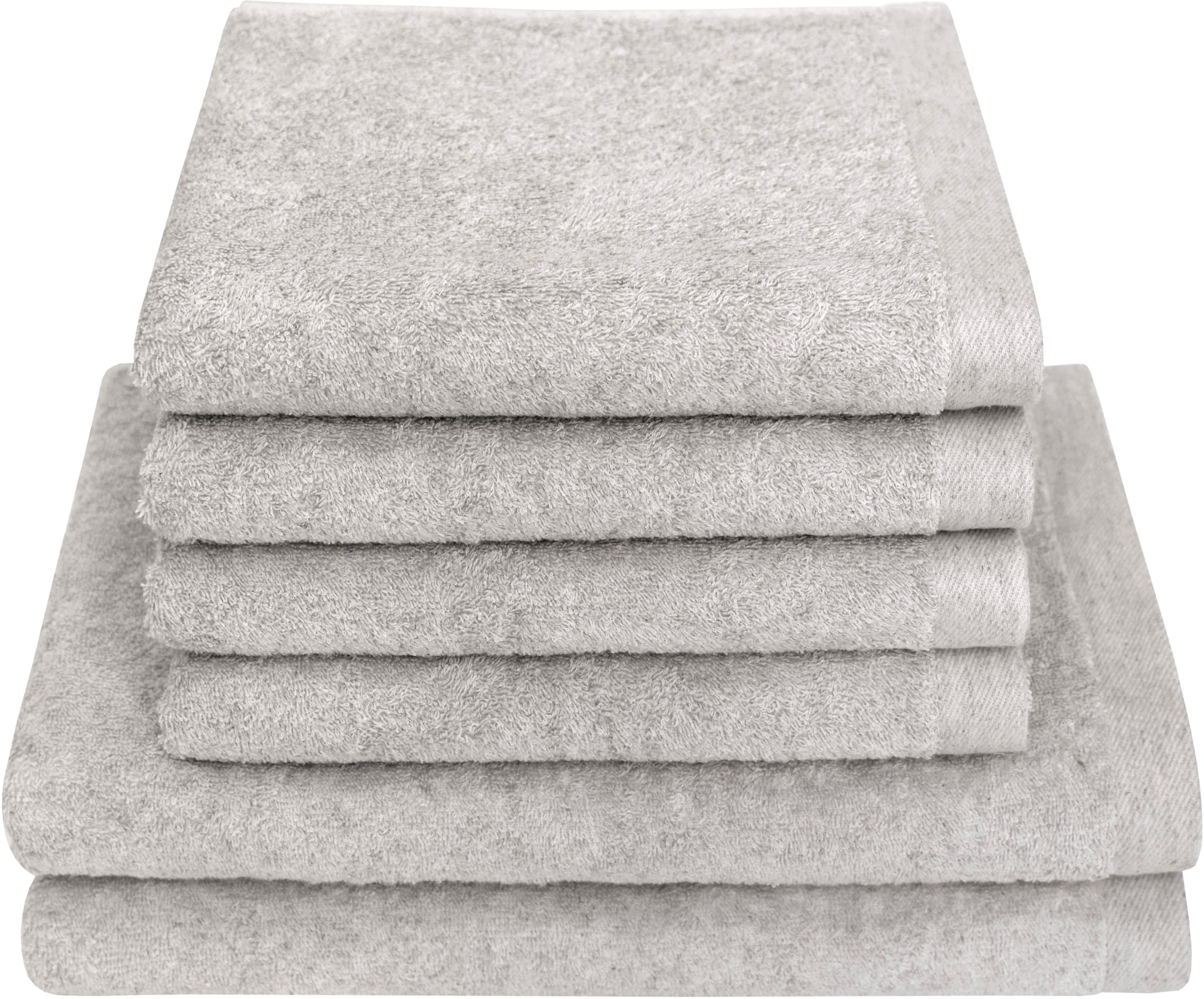 Dyckhoff Handtuch Set »Deep Harmony Element«, Set, 6 tlg., Frottier, 6er Set: 4 Handtücher (50x100cm), 2 Duschtücher (70x140cm)