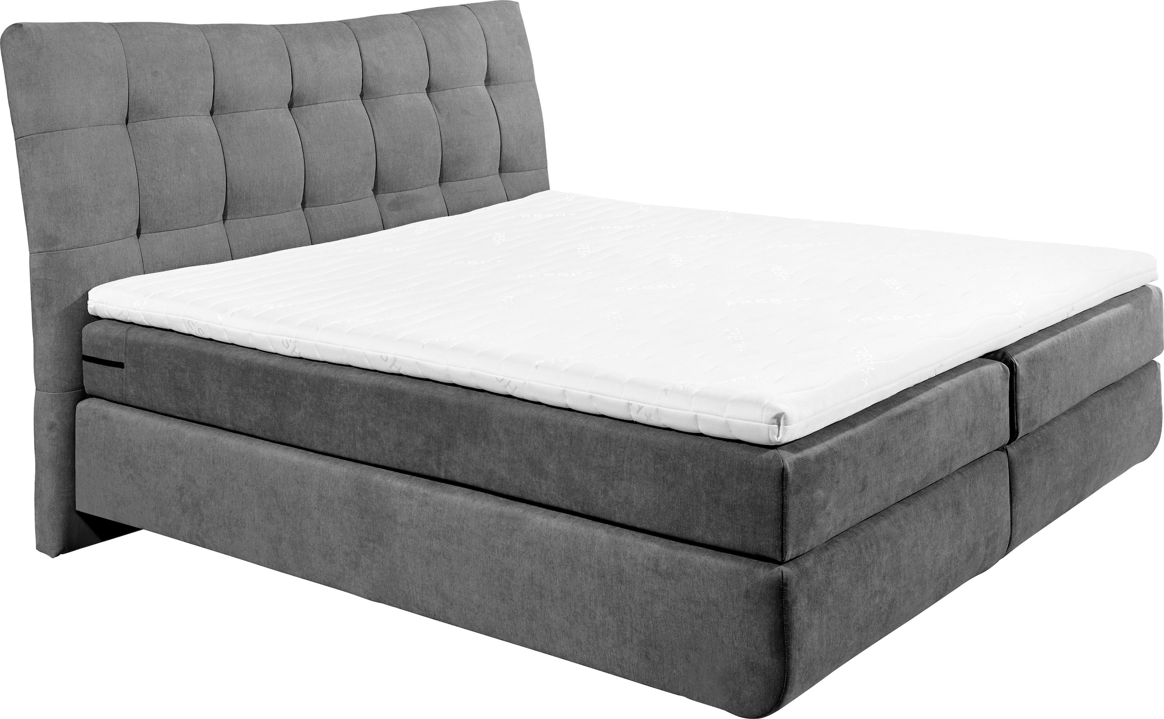 ED EXCITING DESIGN Boxspringbett »Malibu«, inkl. Topper
