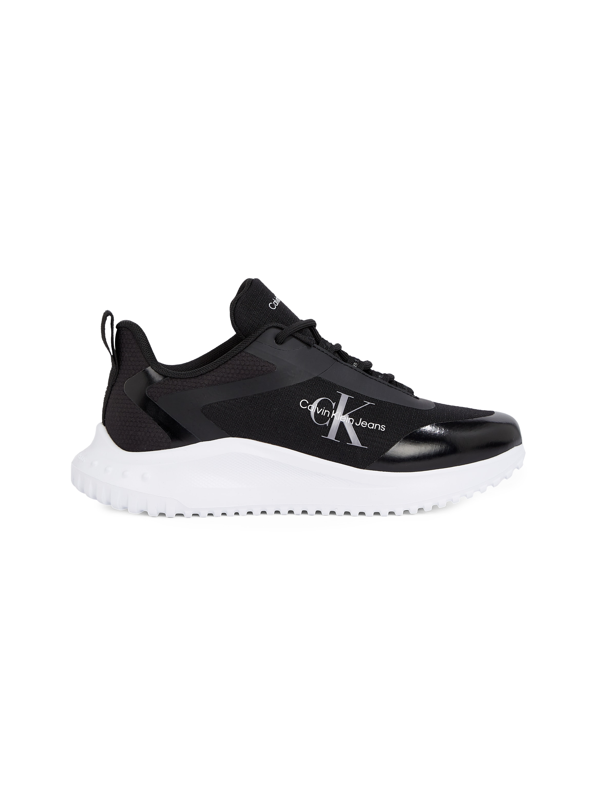 Calvin Klein Jeans Sneaker »EVA RUNNER LOW LACE MIX ML WN«, Freizeitschuh, Halbschuh, Schnürschuh mit leichter Laufsohle