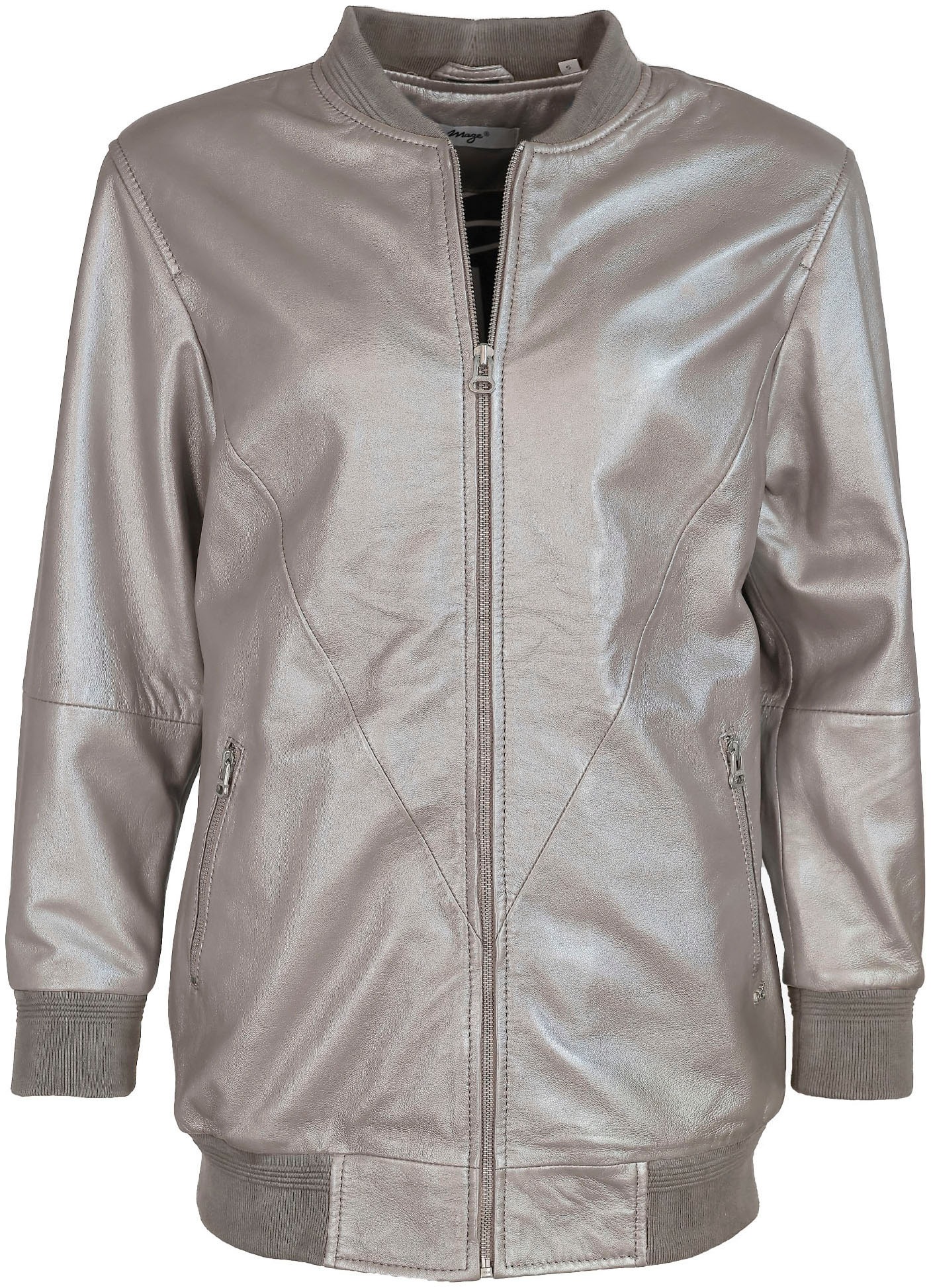 Maze Lederjacke, Metalic-Look kaufen