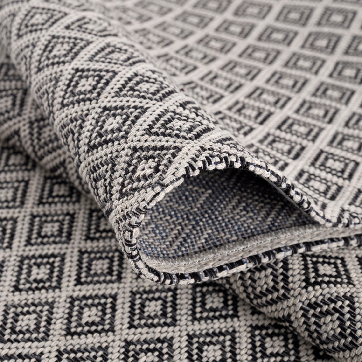 rechteckig, Flachgewebe, Teppich online Baumwolle, City | »Cotton«, Pflegeleicht Jelmoli-Versand Carpet Rauten-Optik, 100% kaufen