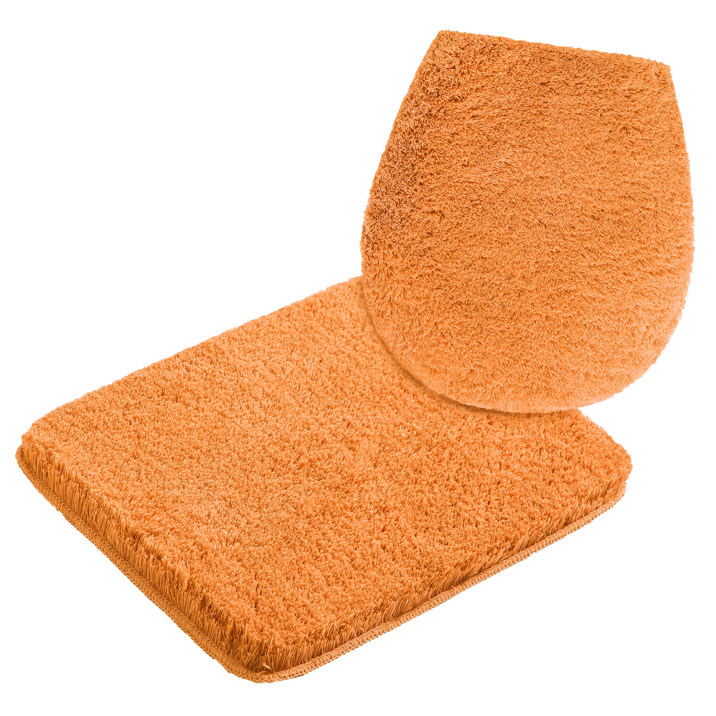 my home Badematte »Merida, Badvorleger, Badezimmer Teppich«, rutschhemmend beschichtet, fussbodenheizungsgeeignet-schnell trocknend-strapazierfähig, Badteppich, Uni Farben, rechteckig, rund & als 2-tlg. Set erhältlich