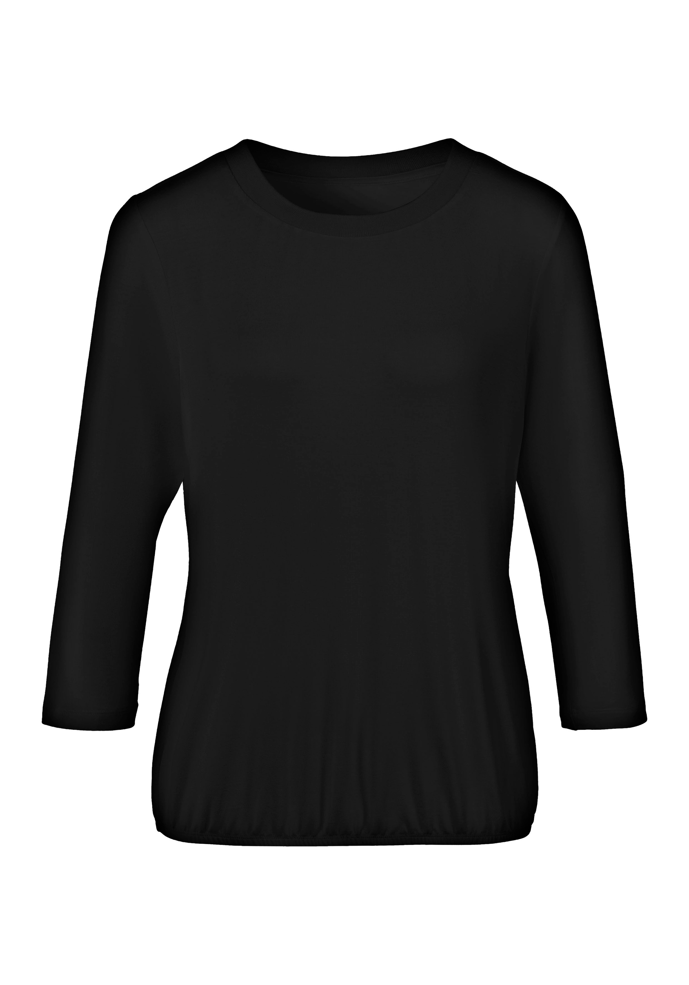 LASCANA 3/4-Arm-Shirt, (2er-Pack), mit besonderem Rippbündchen am Rundhalsausschnitt
