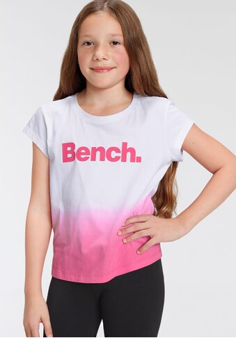 Bench. T-Shirt »Farbverlauf«, kurze grade Form kaufen