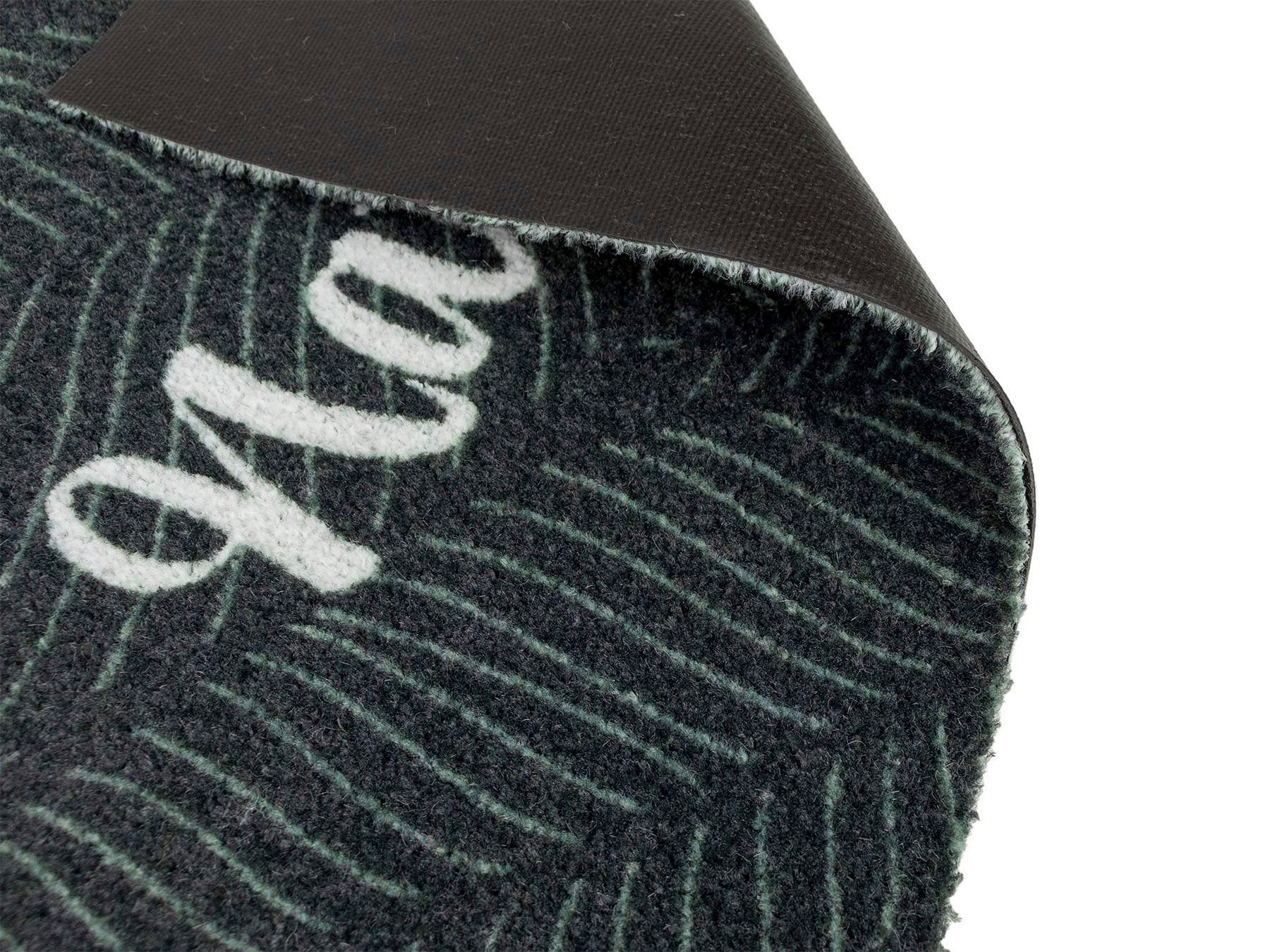 Primaflor-Ideen in Textil Fussmatte »Schmutzfangmatte COUNTRY, Nature«, rechteckig, 7 mm Höhe, Schmutzfangmatte, Kokos-Optik, mit Spruch, rutschhemmend, waschbar
