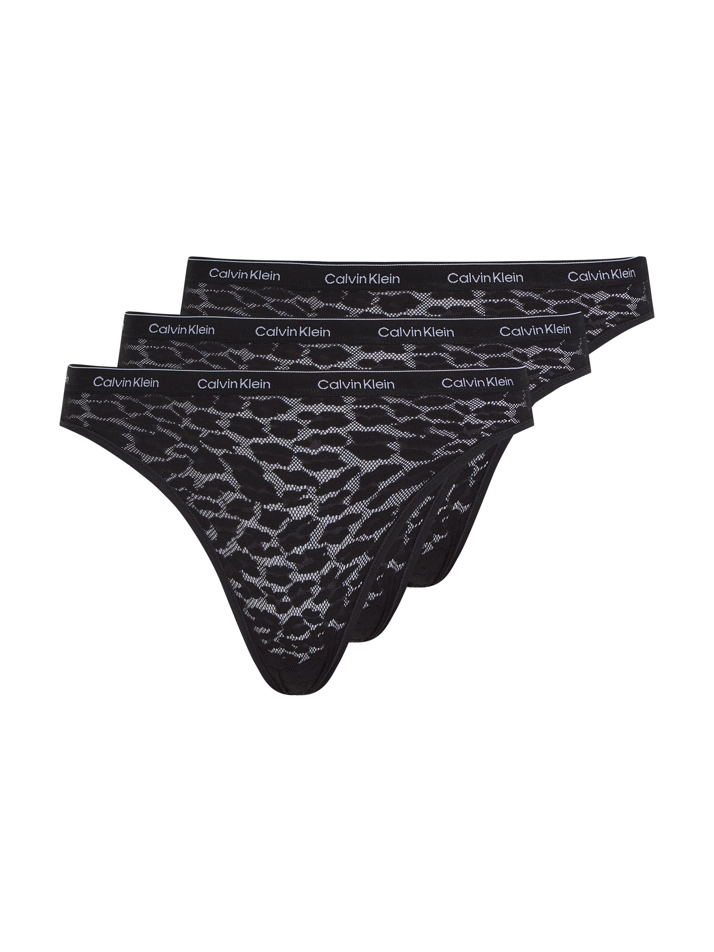 Calvin Klein Underwear Bikinislip »3 PACK BIKINI (LOW-RISE)« Packung, 3er-Pack, 3 Stk. mit CK-Logo am Bund