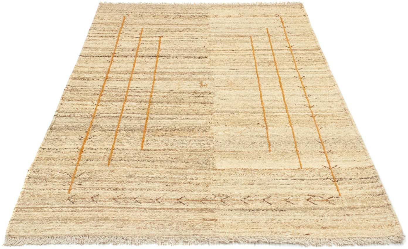 morgenland Wollteppich »Gabbeh kaufen rechteckig, handgeknüpft Teppich natur«, handgeknüpft | Jelmoli-Versand online