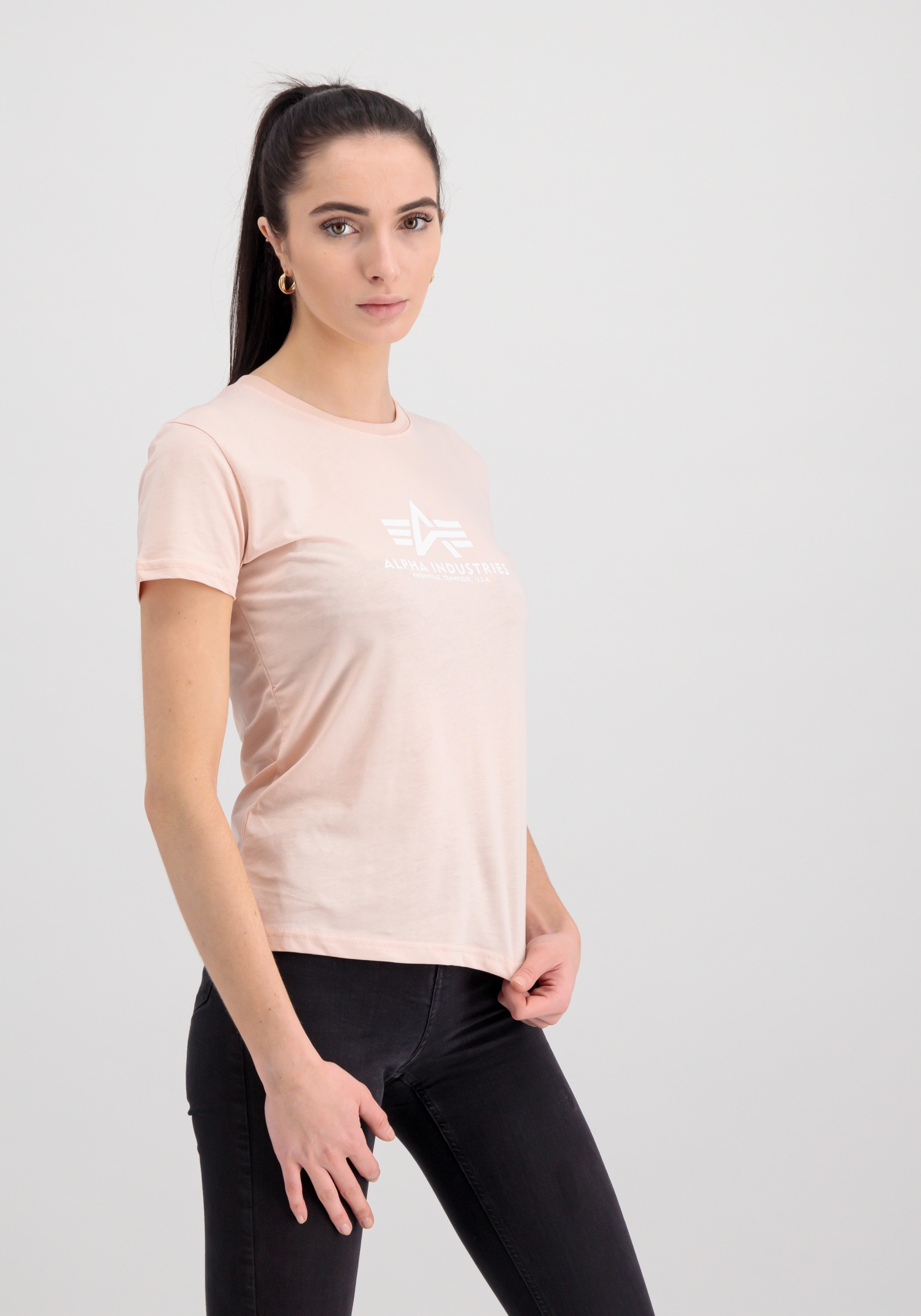 Alpha Industries T-Shirt »Alpha Industries Women - T-Shirts New Basic T-Shirt BL W«