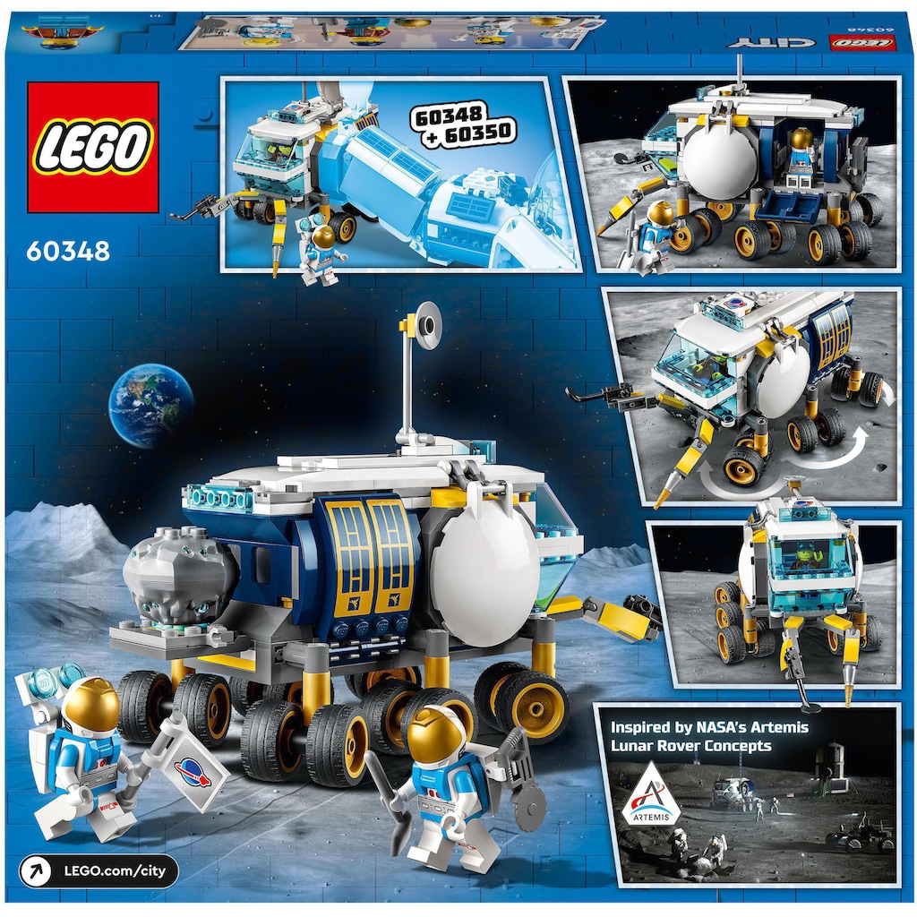 LEGO® Konstruktionsspielsteine »Mond-Rover (60348), LEGO® City«, (275 St.)