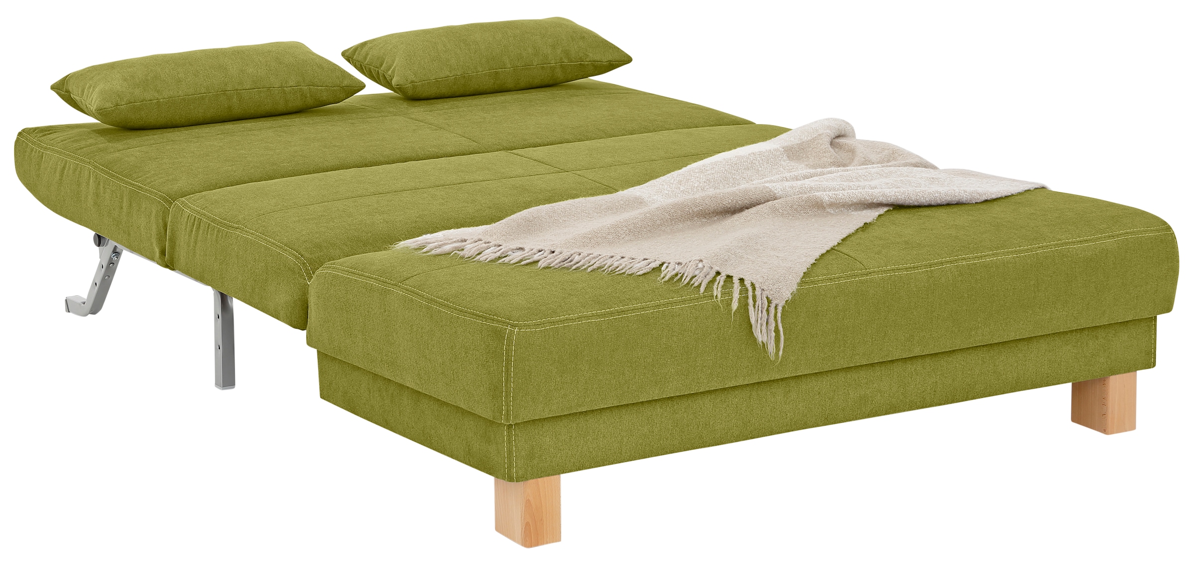 Home affaire Schlafsofa »Gina«, vom Sofa zum Bett mit einem Handgriff, in 4 Breiten, Nierenkissen