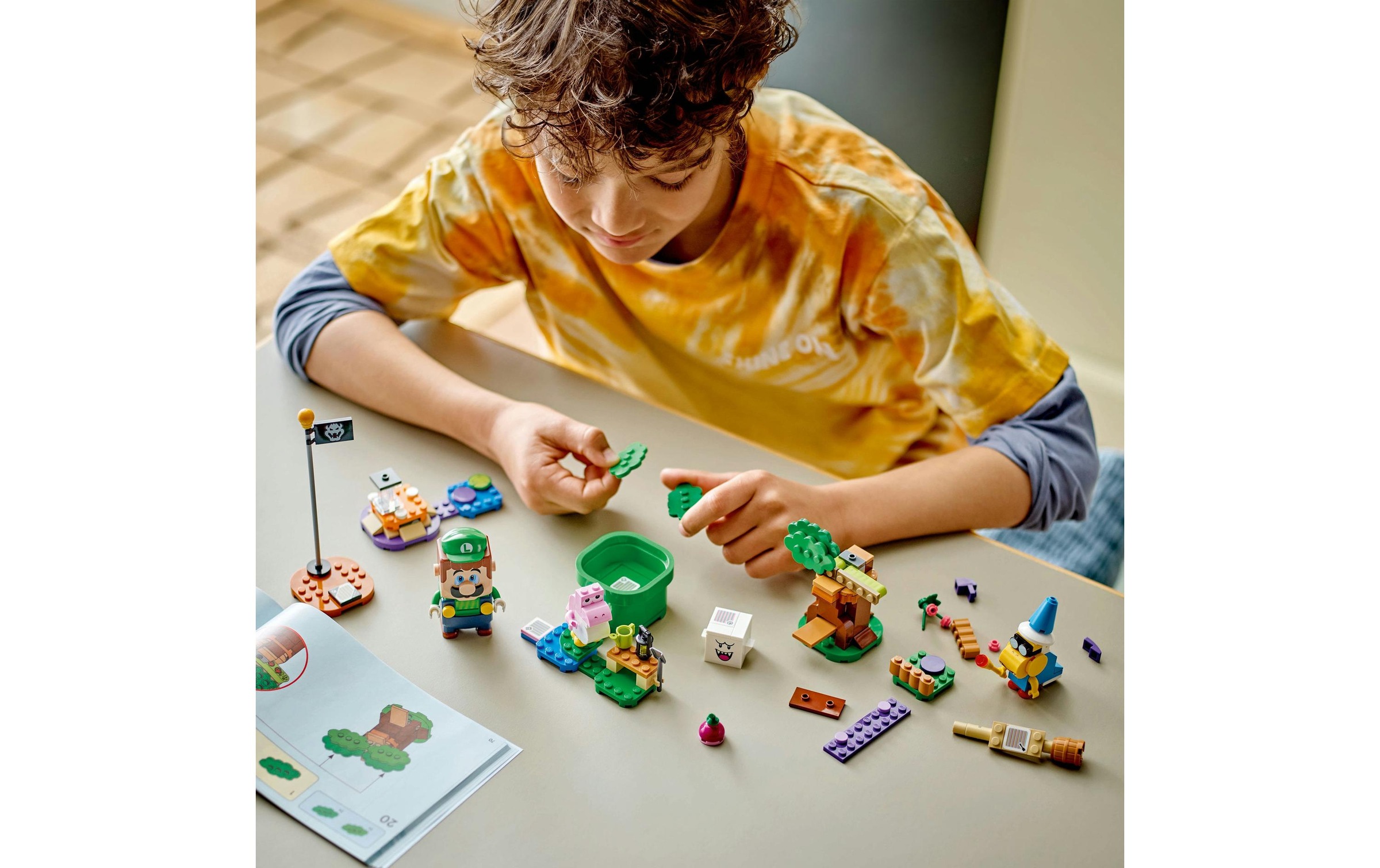 LEGO® Konstruktionsspielsteine »Super Mario Abenteuer mit dem interaktiven Luigi 71440«, (210 St.)