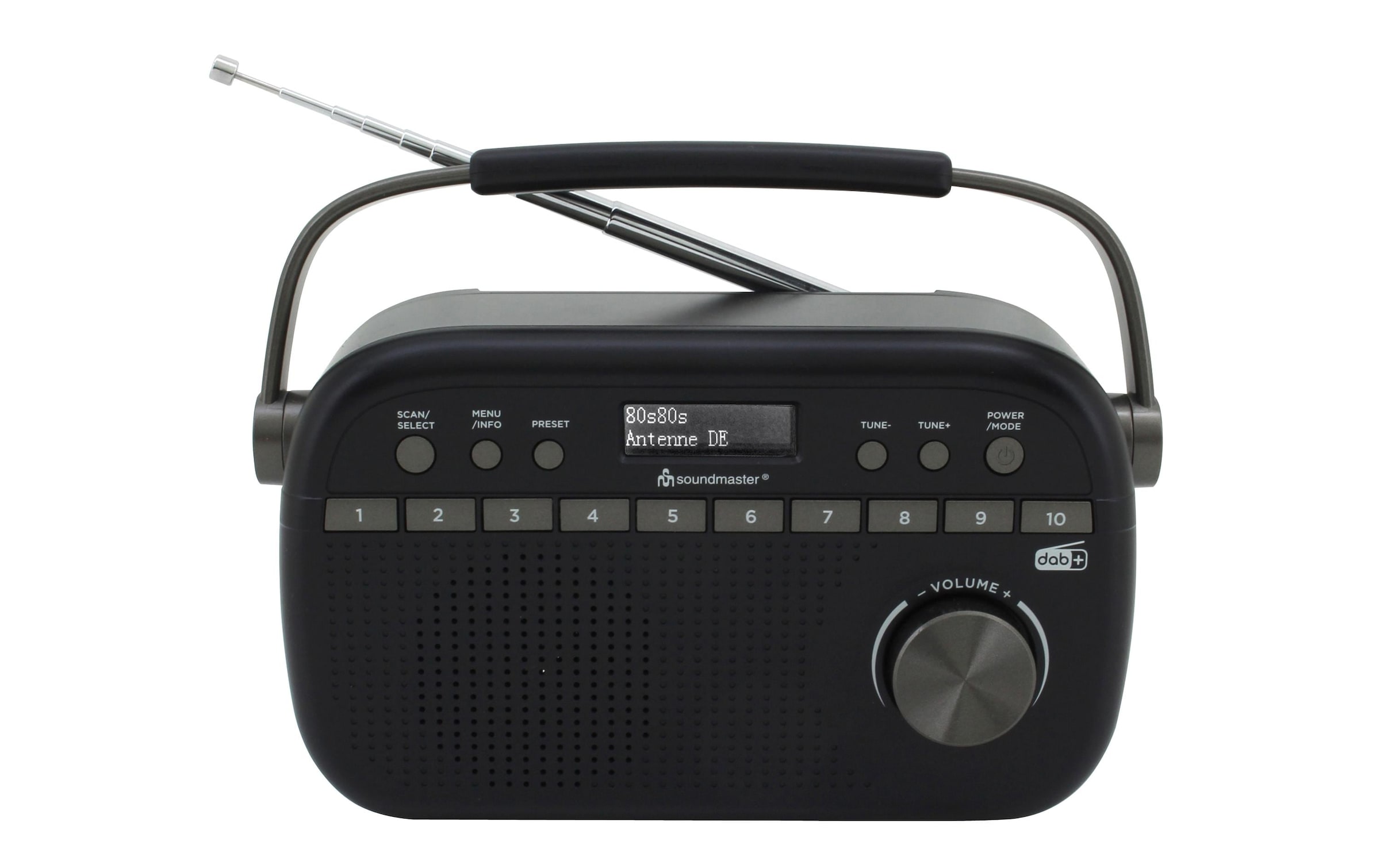 Soundmaster Digitalradio (DAB+) »DAB280SW Schwarz«, (Digitalradio (DAB+)-FM-Tuner)