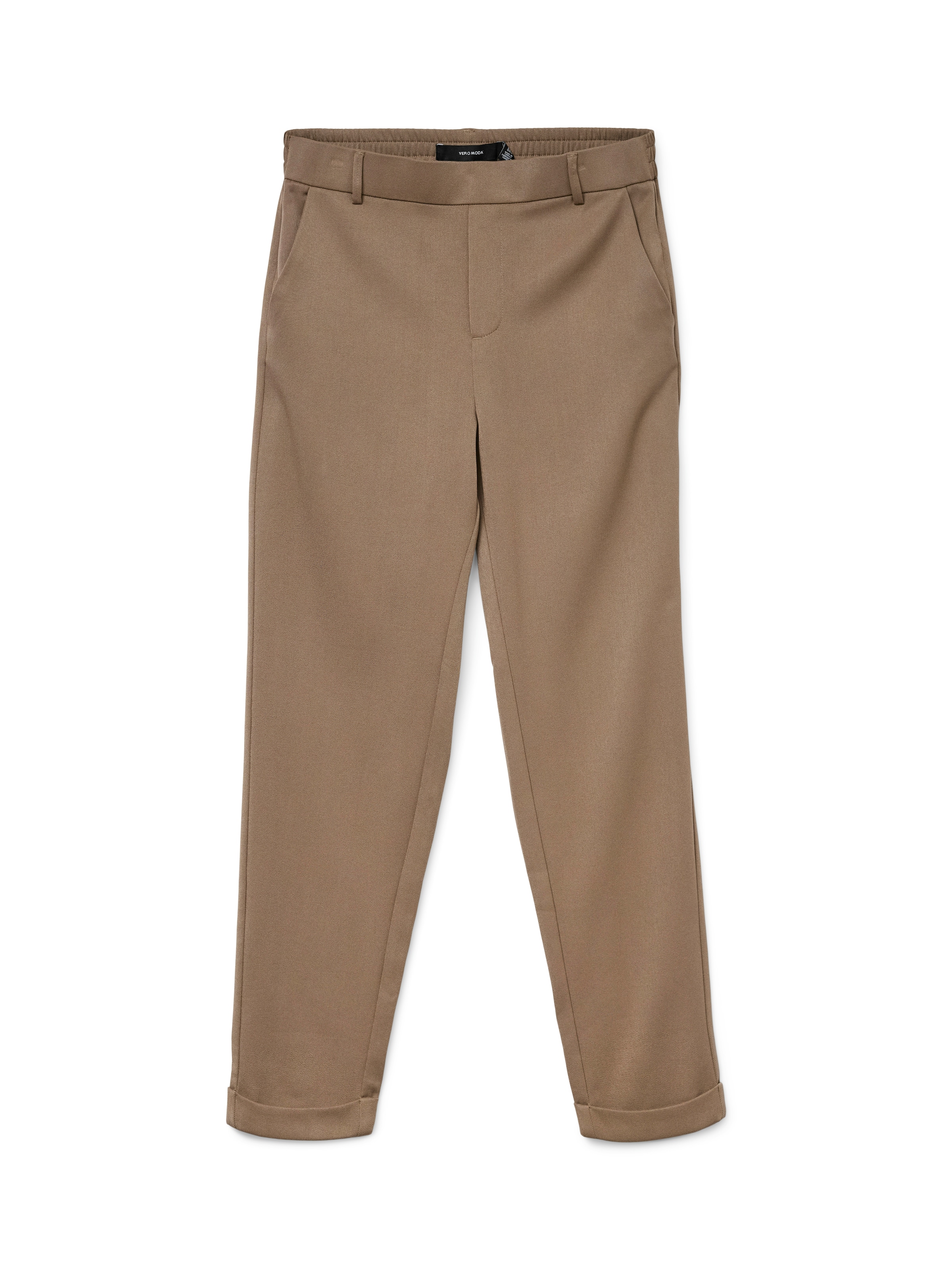 Vero Moda Anzughose »VMMAYA MR LOOSE SOLID PANT NOOS«, knöchelfreie Form mit Saumaufschlag