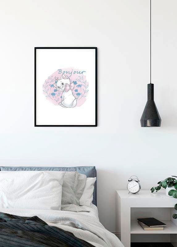 Komar Bild »Aristocats Marie«, Disney, (1 St.), Wandbild zur Dekoration im Kinderzimmer - ohne Rahmen