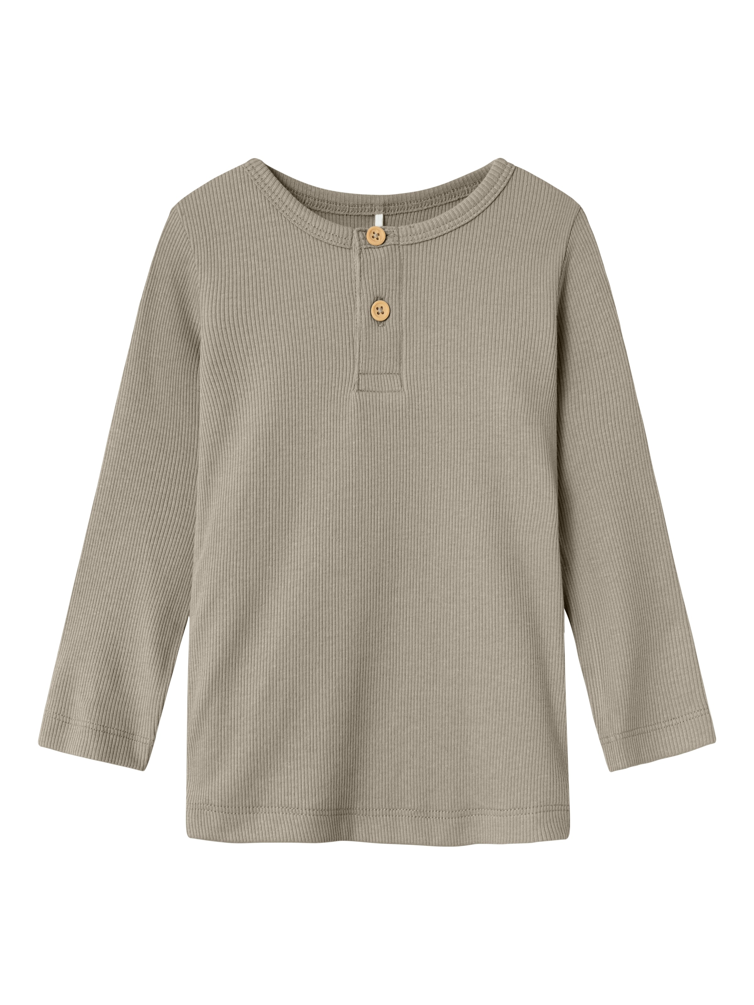 Name It Langarmshirt »NMMKAB LS TOP NOOS«, im Henley-Stil - mit kurzer Knopfleise am Ausschnitt
