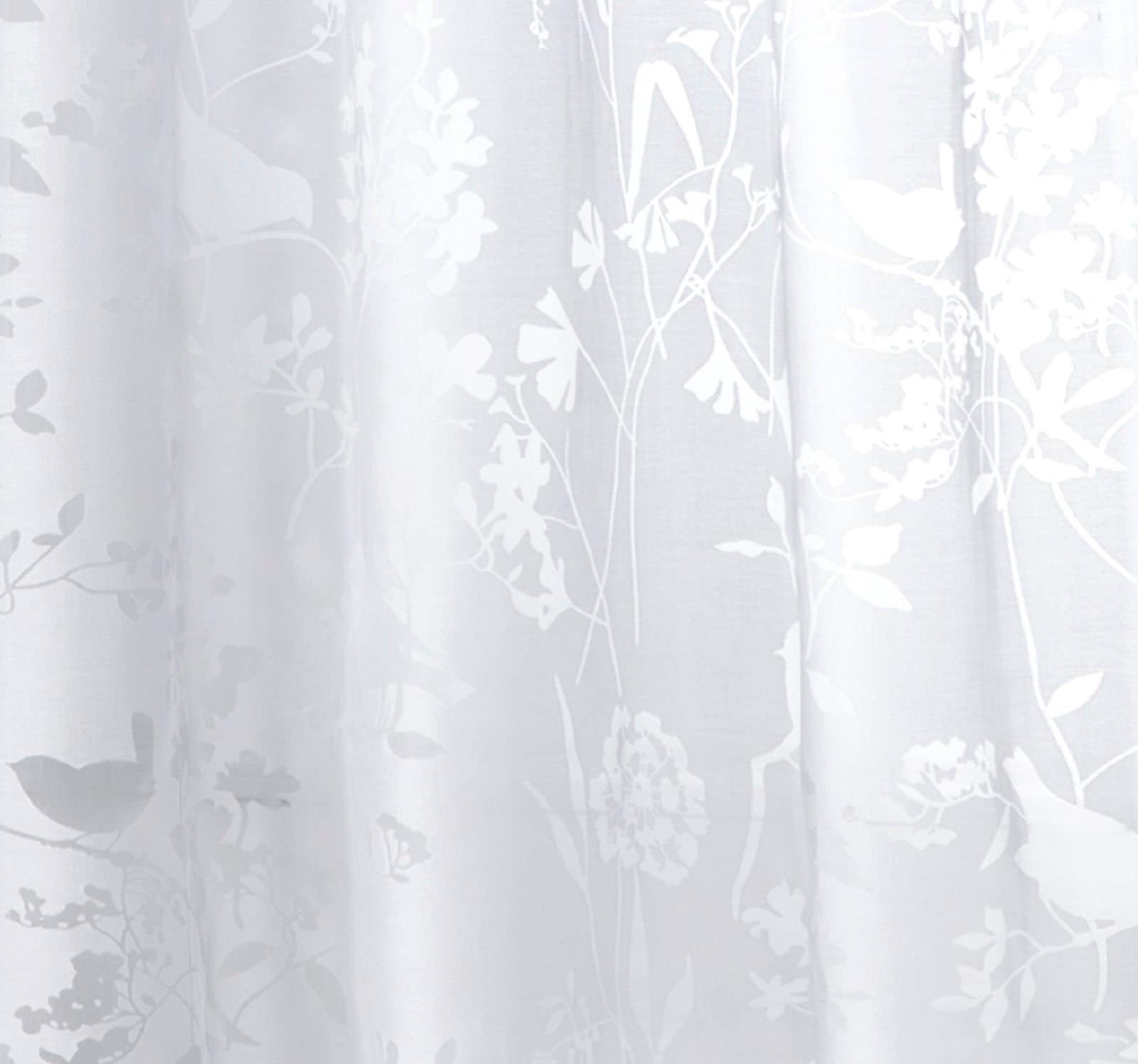 Weckbrodt Vorhang »Shorty«, (1 St.), Ausbrenner, Allover,transparent,Motiv Vögel und Zweige, Gardine, Store