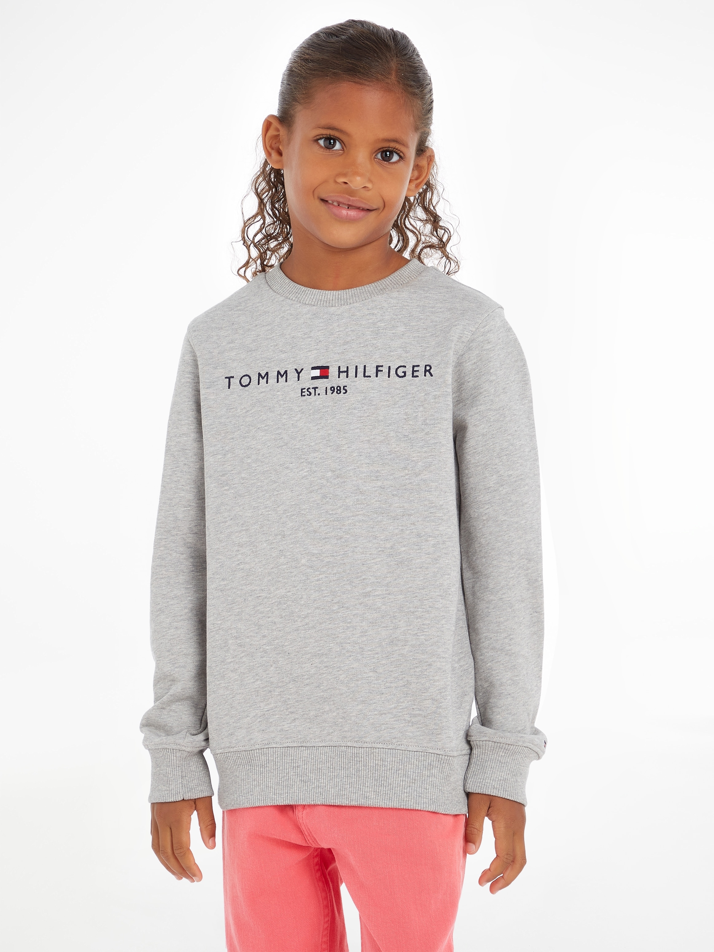 ✵ Tommy kaufen | Hilfiger Logo-Schriftzug Hilfger Tommy mit Jelmoli-Versand »ESSENTIAL SWEATSHIRT«, Sweatshirt online