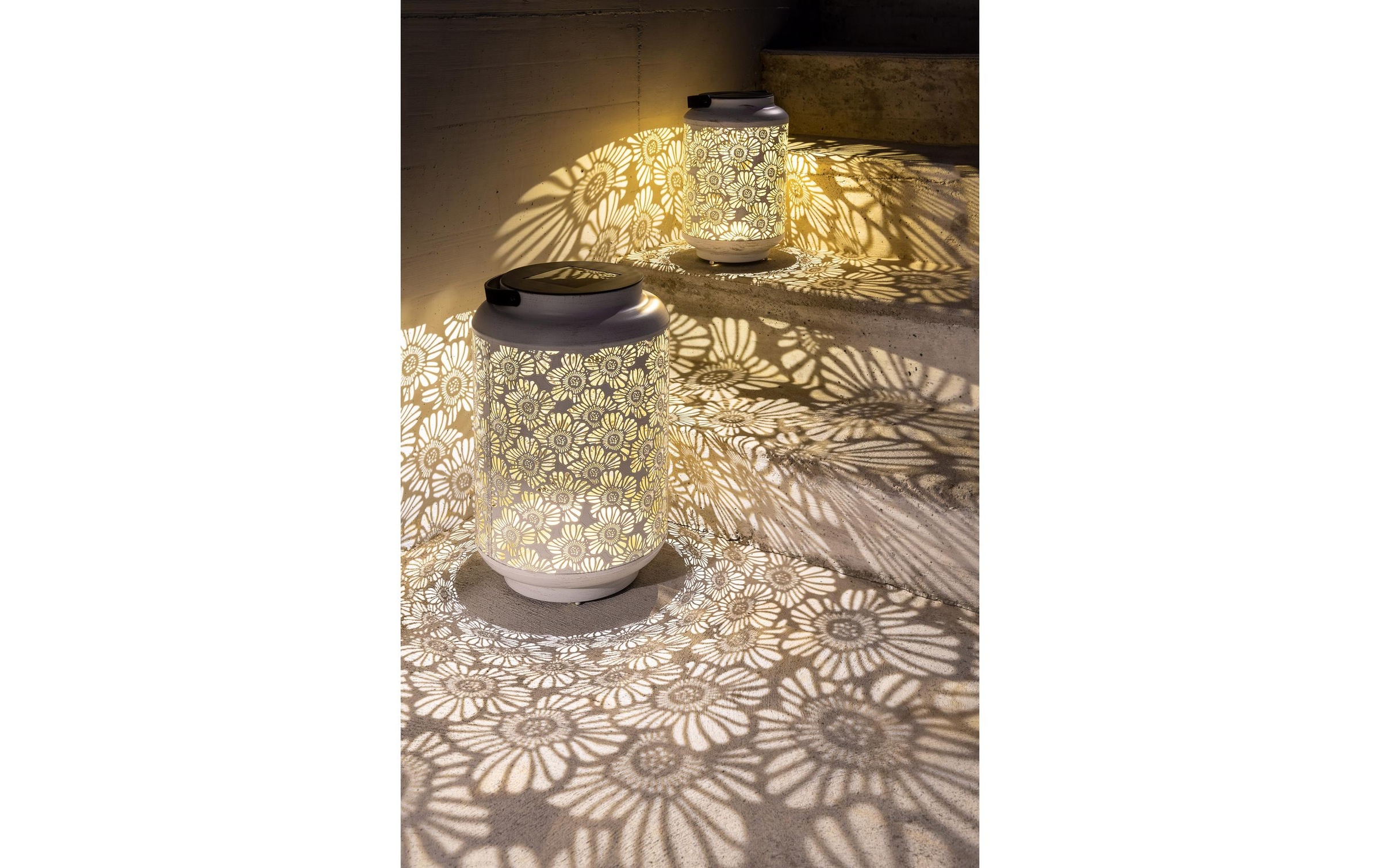 STT LED Gartenleuchte »Flower weiss«