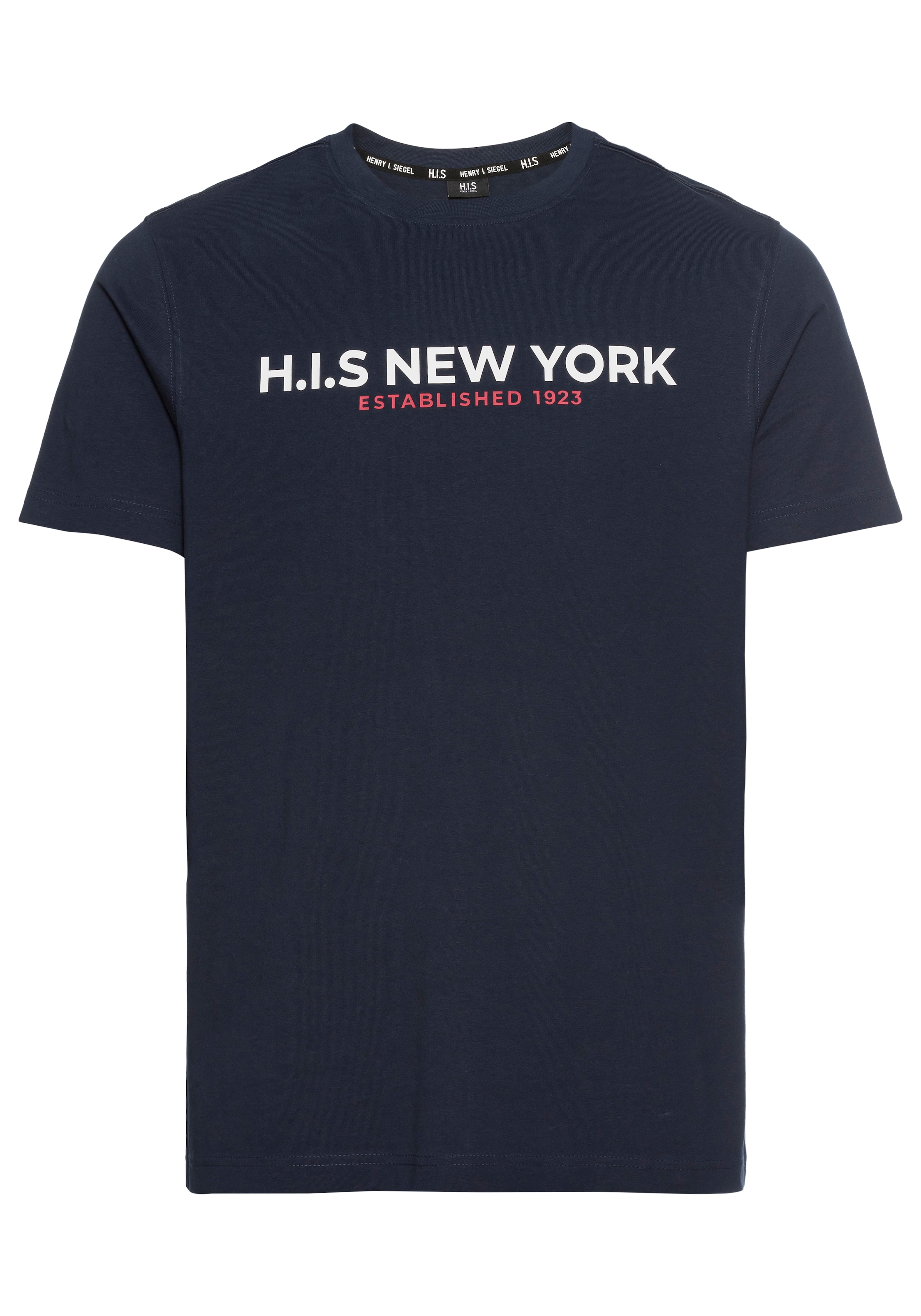 H.I.S T-Shirt, Mit grossem Frontprint