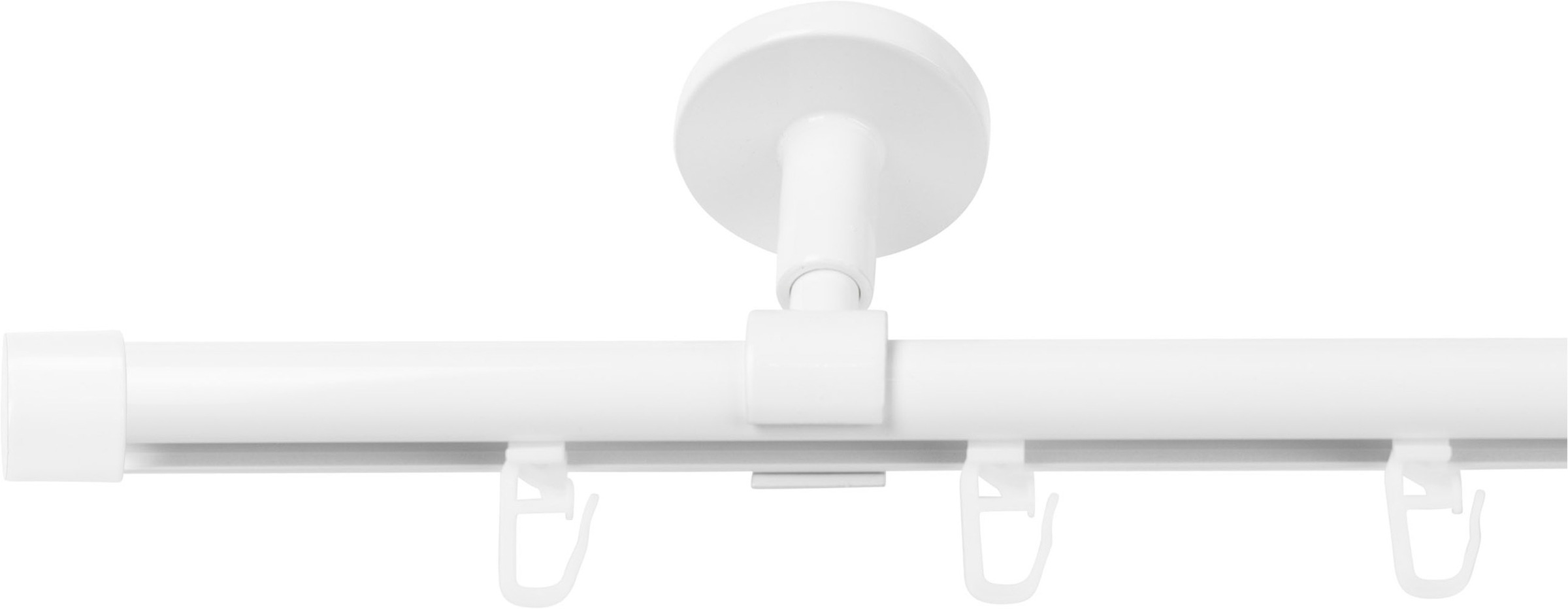 SN DECO GROUP Gardinenstange "Gardinenstange Innenlauf Brest Ø 19 mm, 1-läufig, Fixmass" Ø 19 mm Fixmass;kürzbar