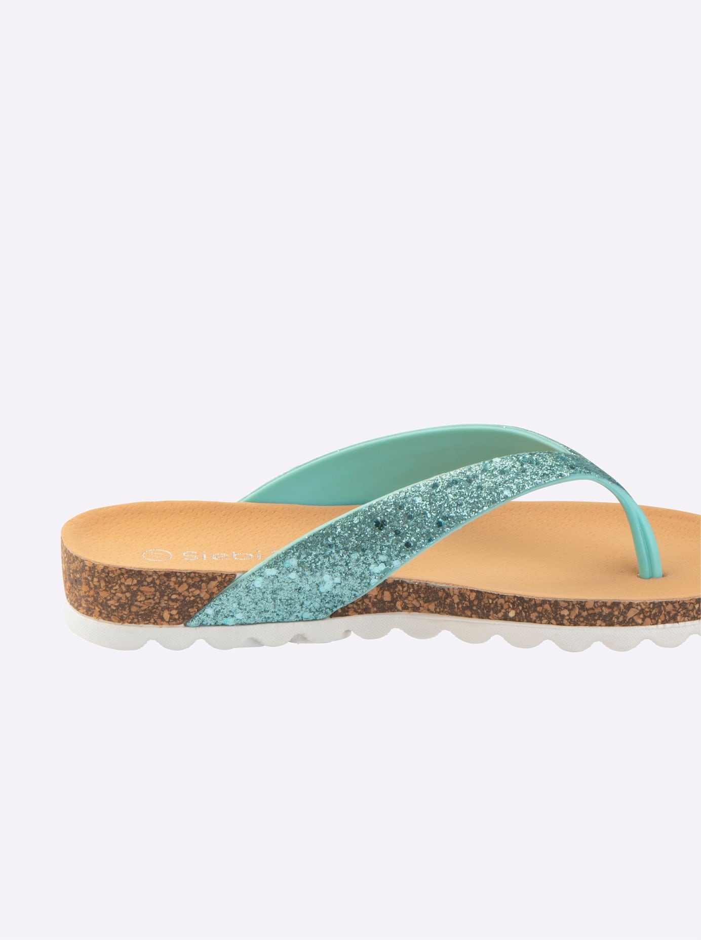 Zehentrenner, Dianette mit Glitzer