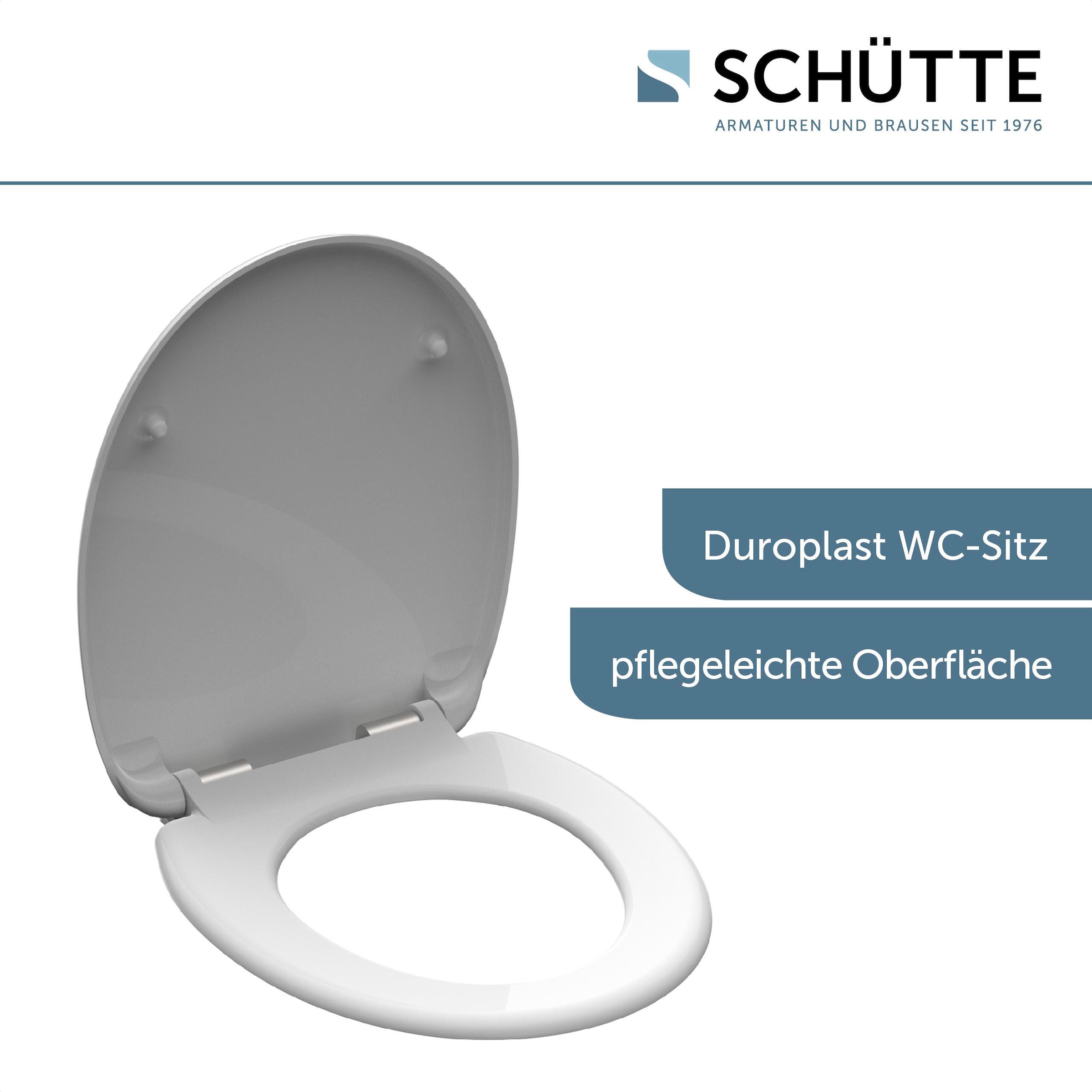 | WC-Sitz Jelmoli-Versand Absenkautomatik Schütte mit »WHITE«, bestellen Duroplast, online