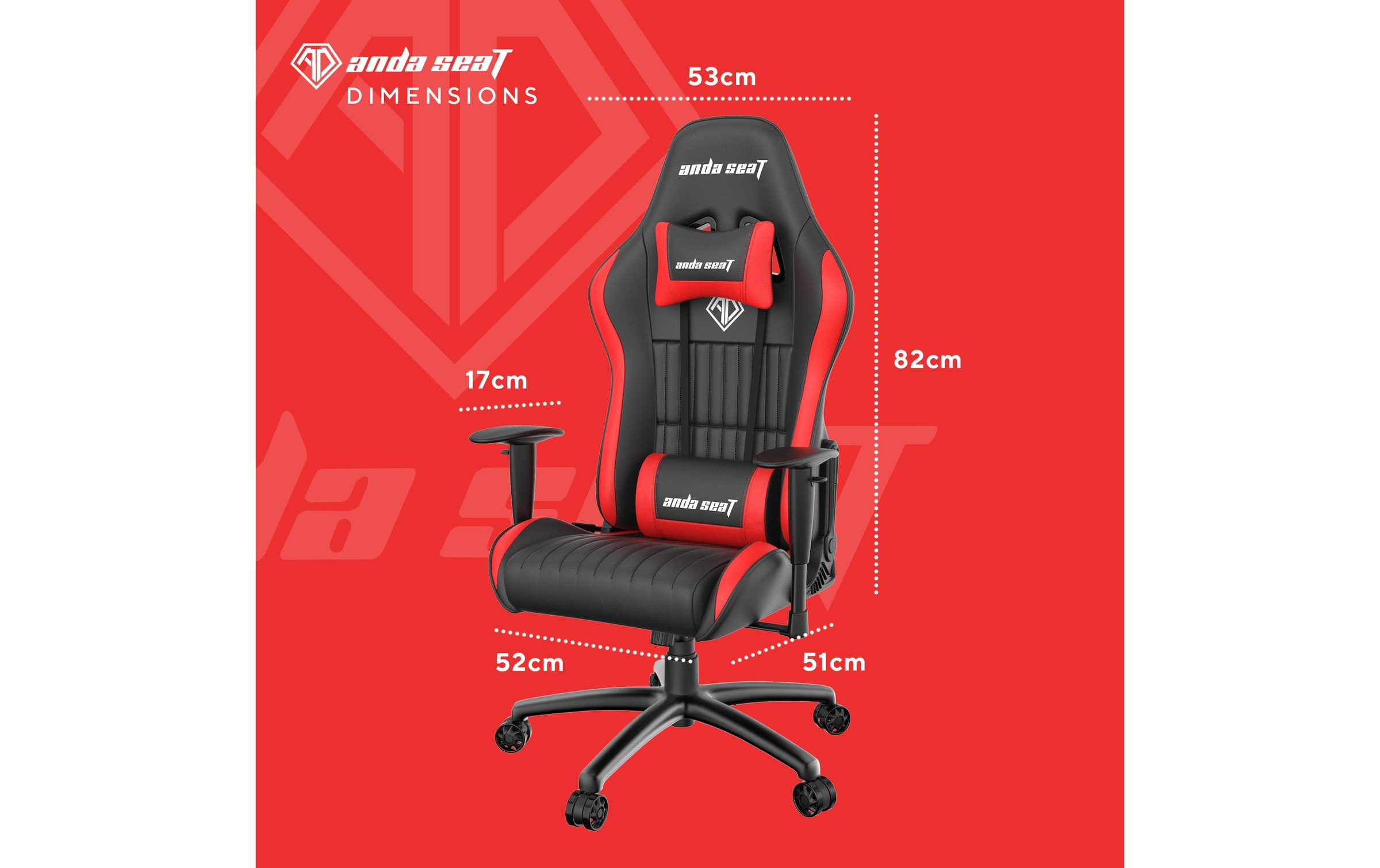 anda seaT Gaming-Stuhl »Jungle Schwa«