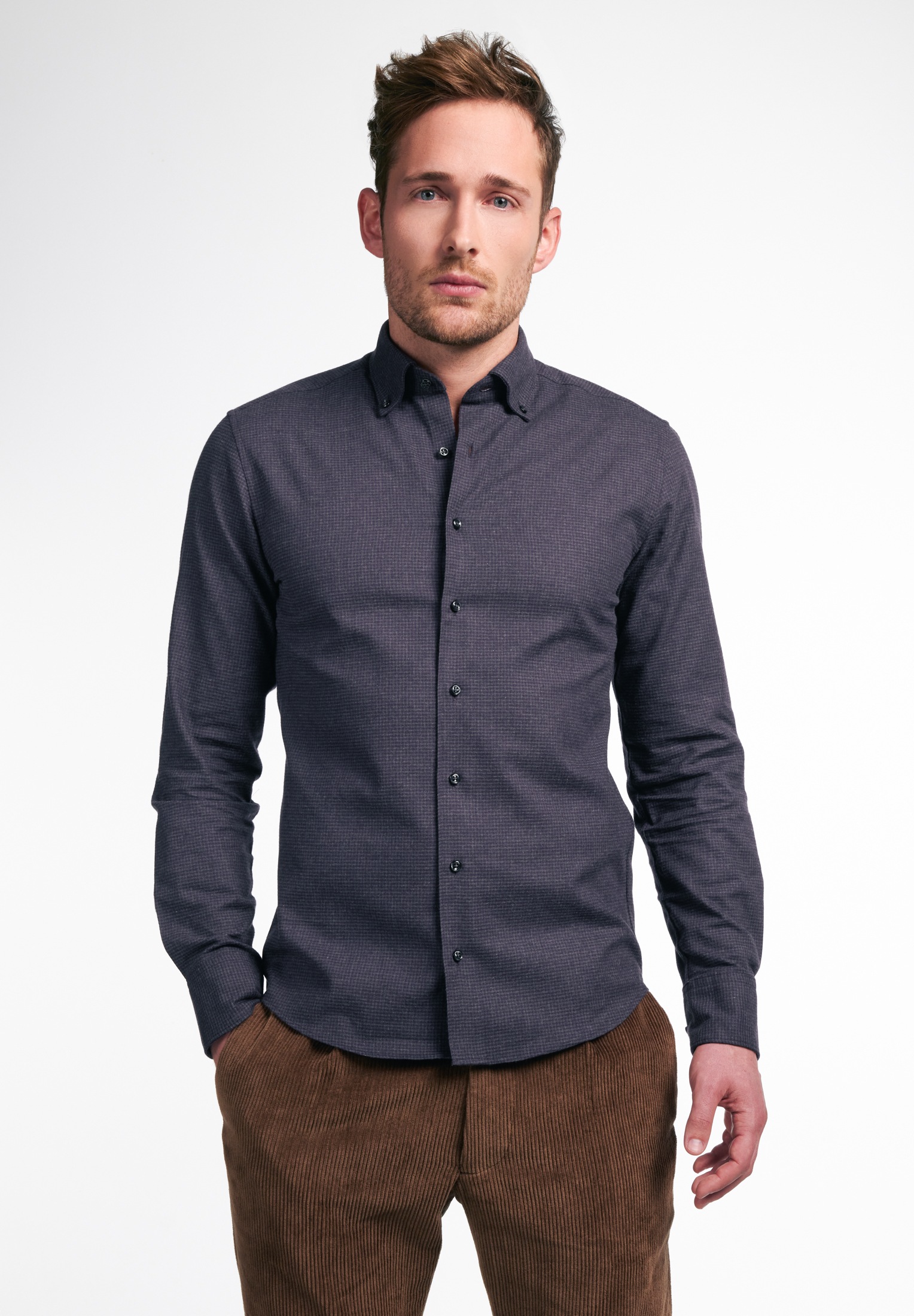 Eterna Langarmhemd »SLIM FIT«