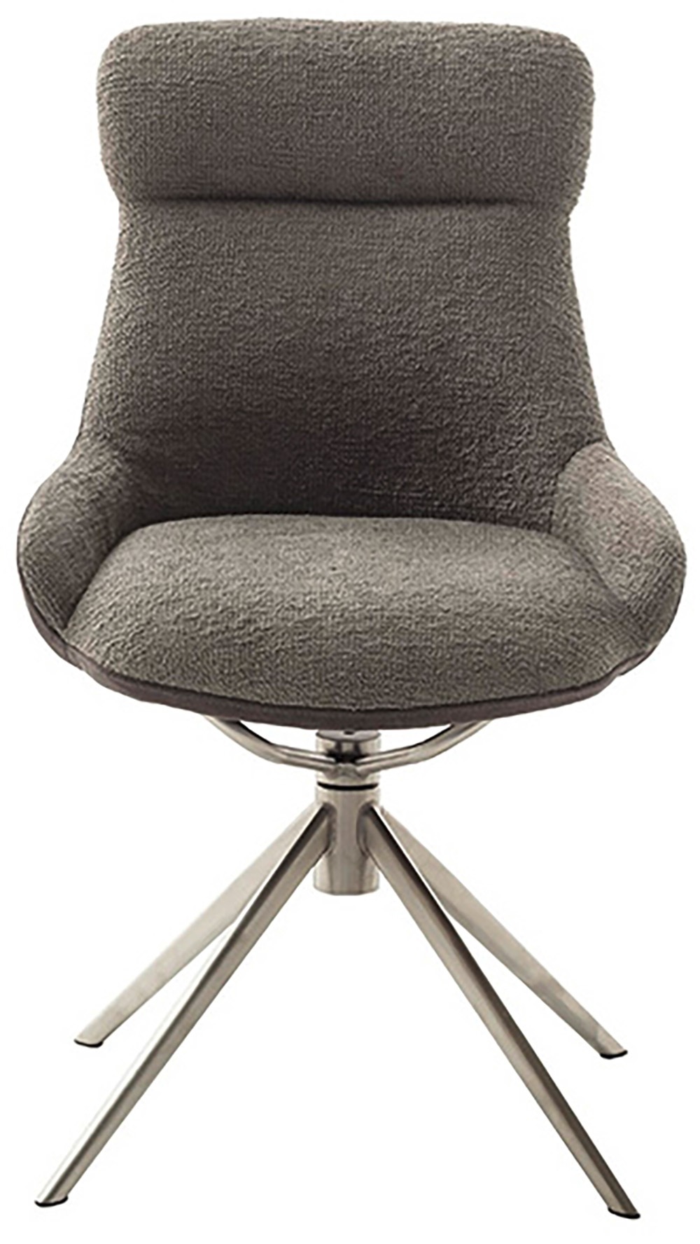 MCA furniture Esszimmerstuhl »PELION«, Feingewebe, (2er-Set), drehbar 360°, Dreh- & Schwingfunktion, Sitzhöhe ca. 50 cm
