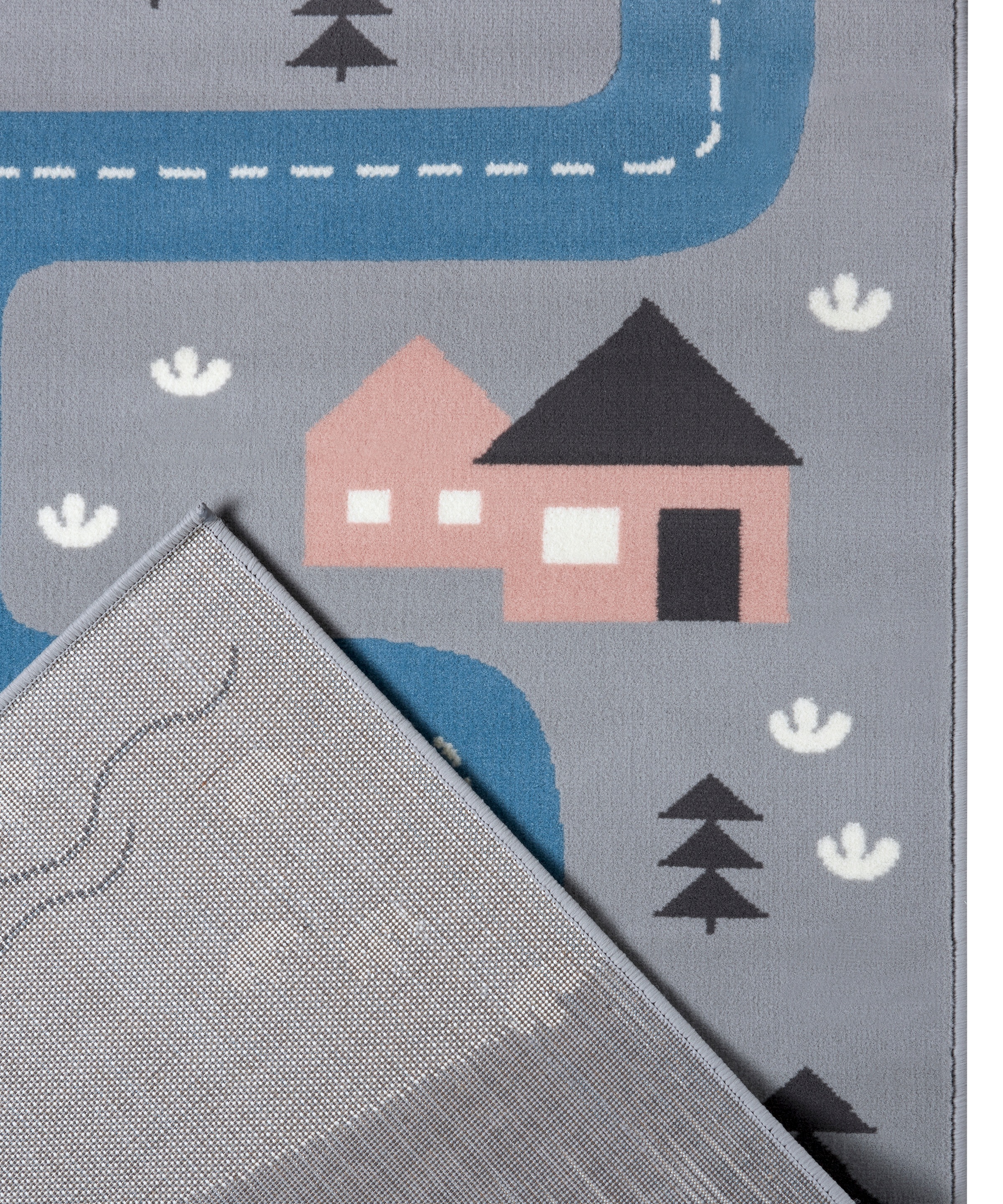 HANSE Home Kinderteppich »Dream Street«, rechteckig, 9 mm Höhe, Teppich, Spielteppich, Spielunterlage, Strasse, Kinderzimmer, Kurzflor