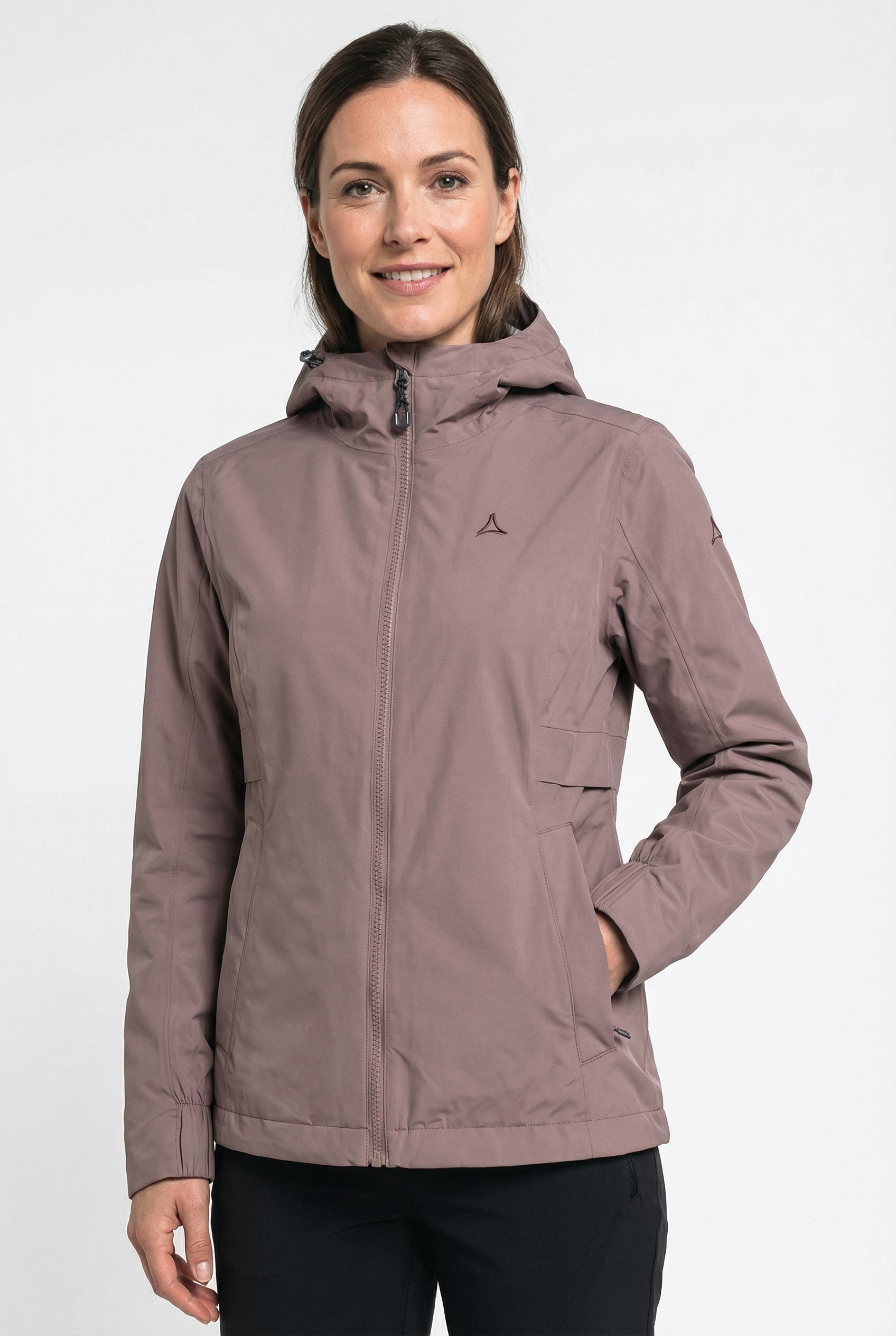Schöffel Twilight Mauve Regenjacke "Jacket Style Bohorok Wms" Übergangsjacke Mit Wasserdichter Membran (10.000 Mm Wassersäule)