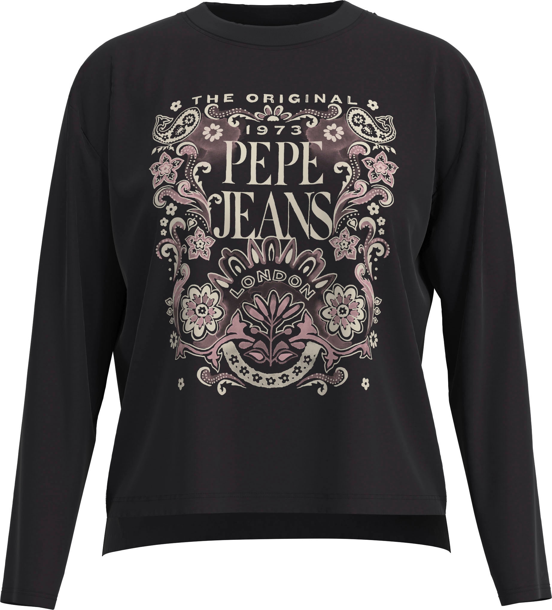 Pepe Jeans Langarmshirt »LULU«, mit bestellen Jelmoli-Versand Schweiz Frontprint online floralem grossem, bei