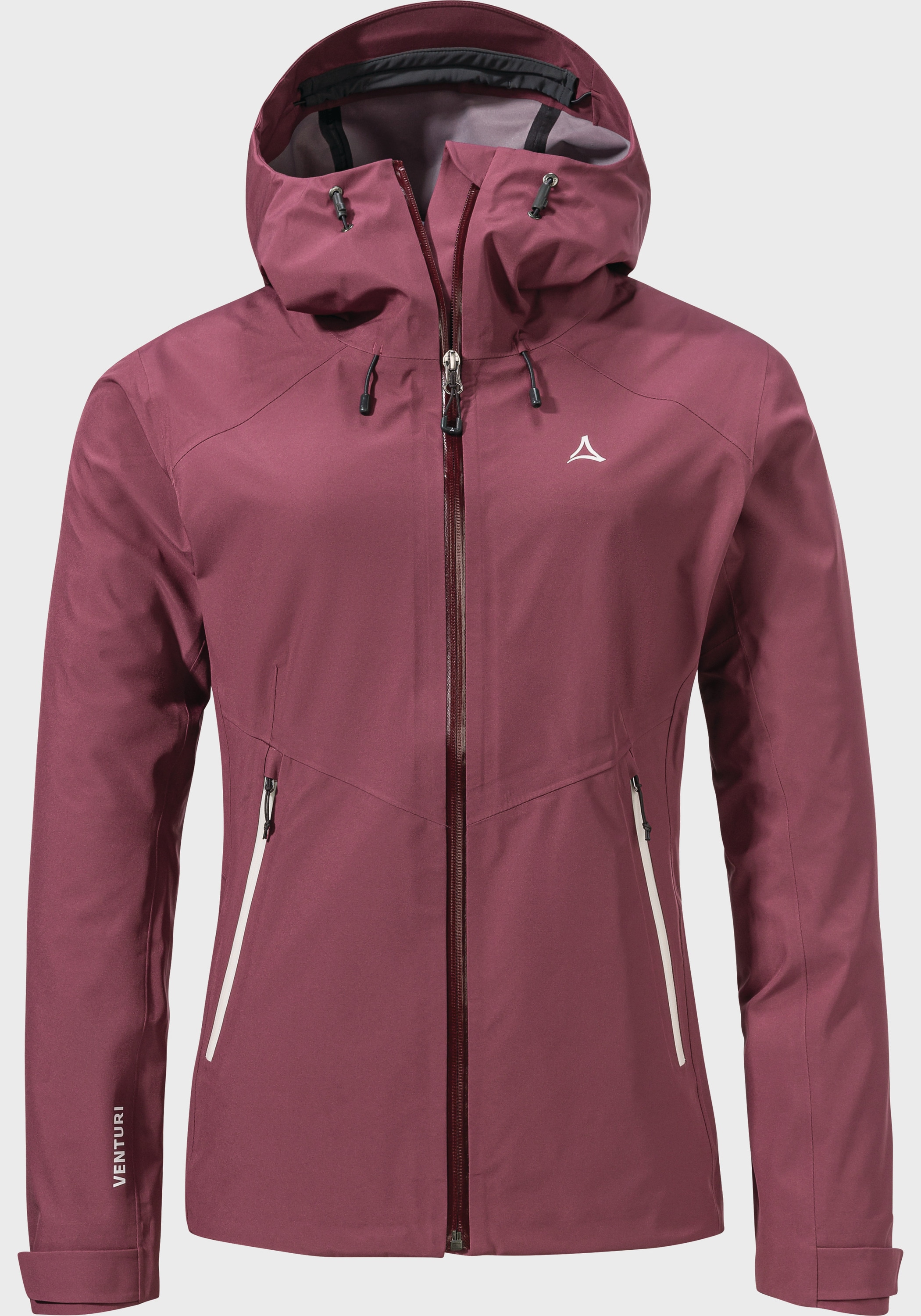 Schöffel 3825, Pink Outdoorjacke "Hiking Jacket Style Cascata Wms" Mit Kapuze