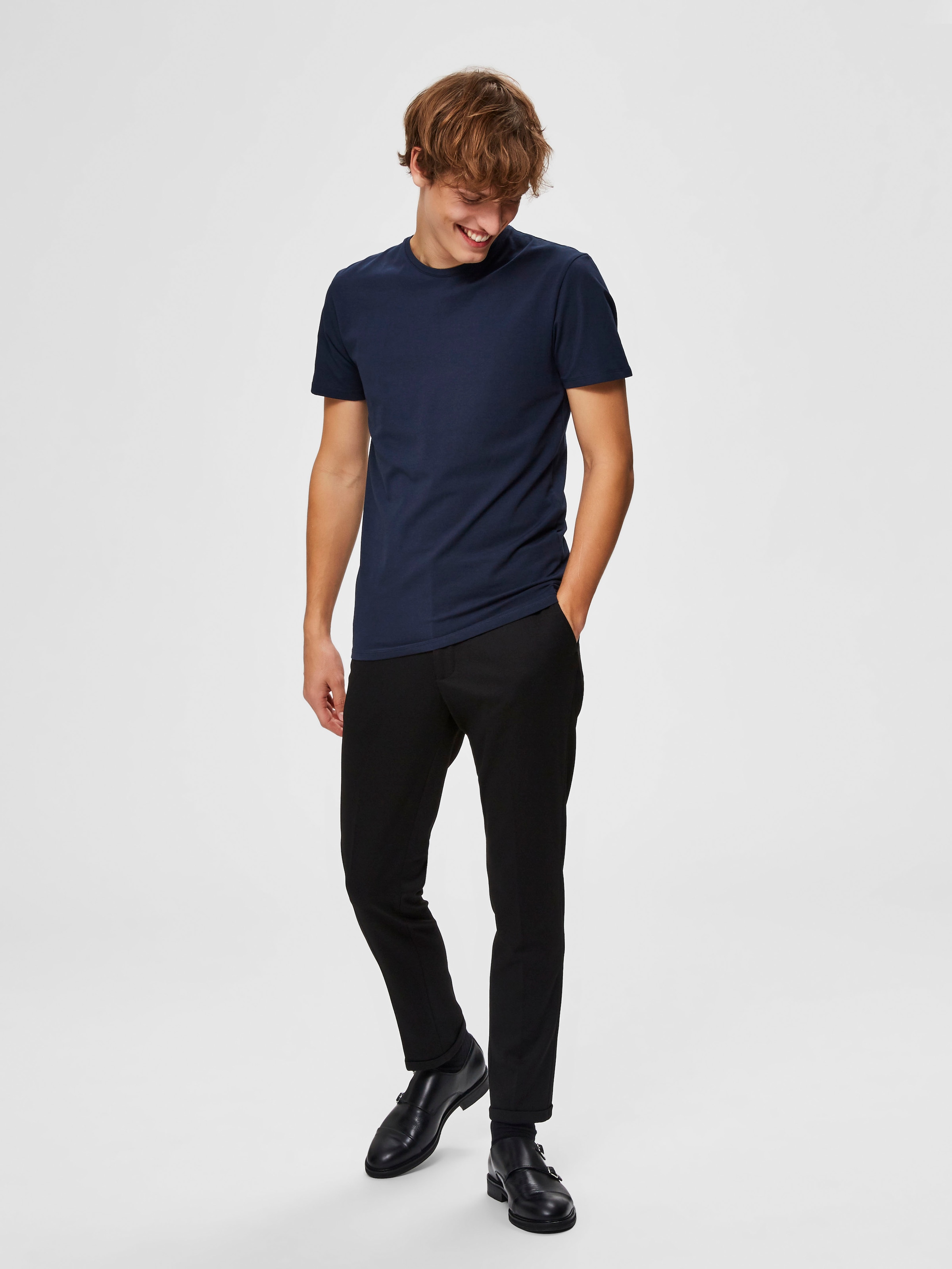 SELECTED HOMME Rundhalsshirt »Basic T-Shirt«