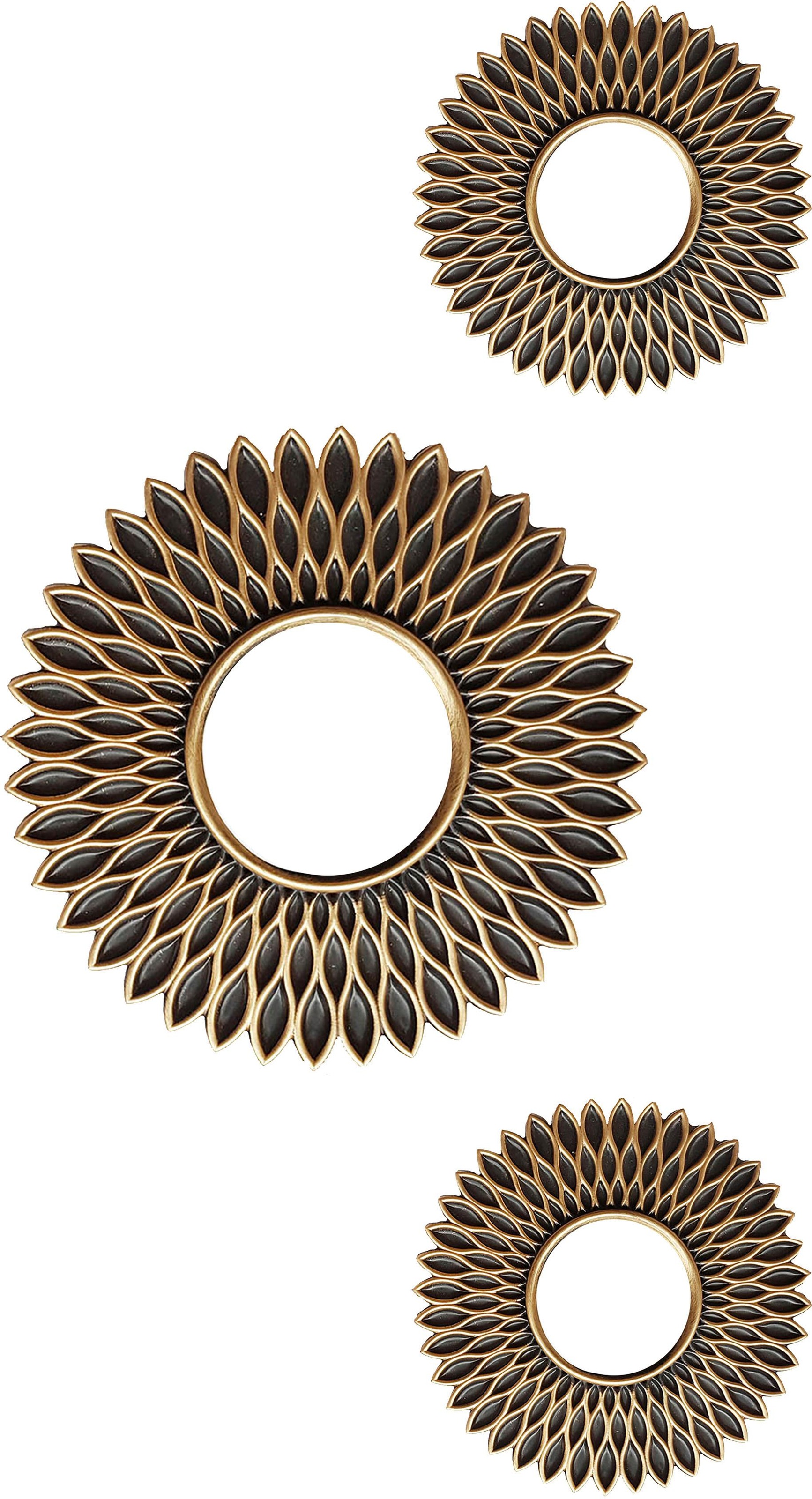 Spiegelprofi GmbH Dekospiegel »Michelle«, (Set, 3 St.), 3-teiliges Set (1x Ø 30 cm, 2x... kaufen