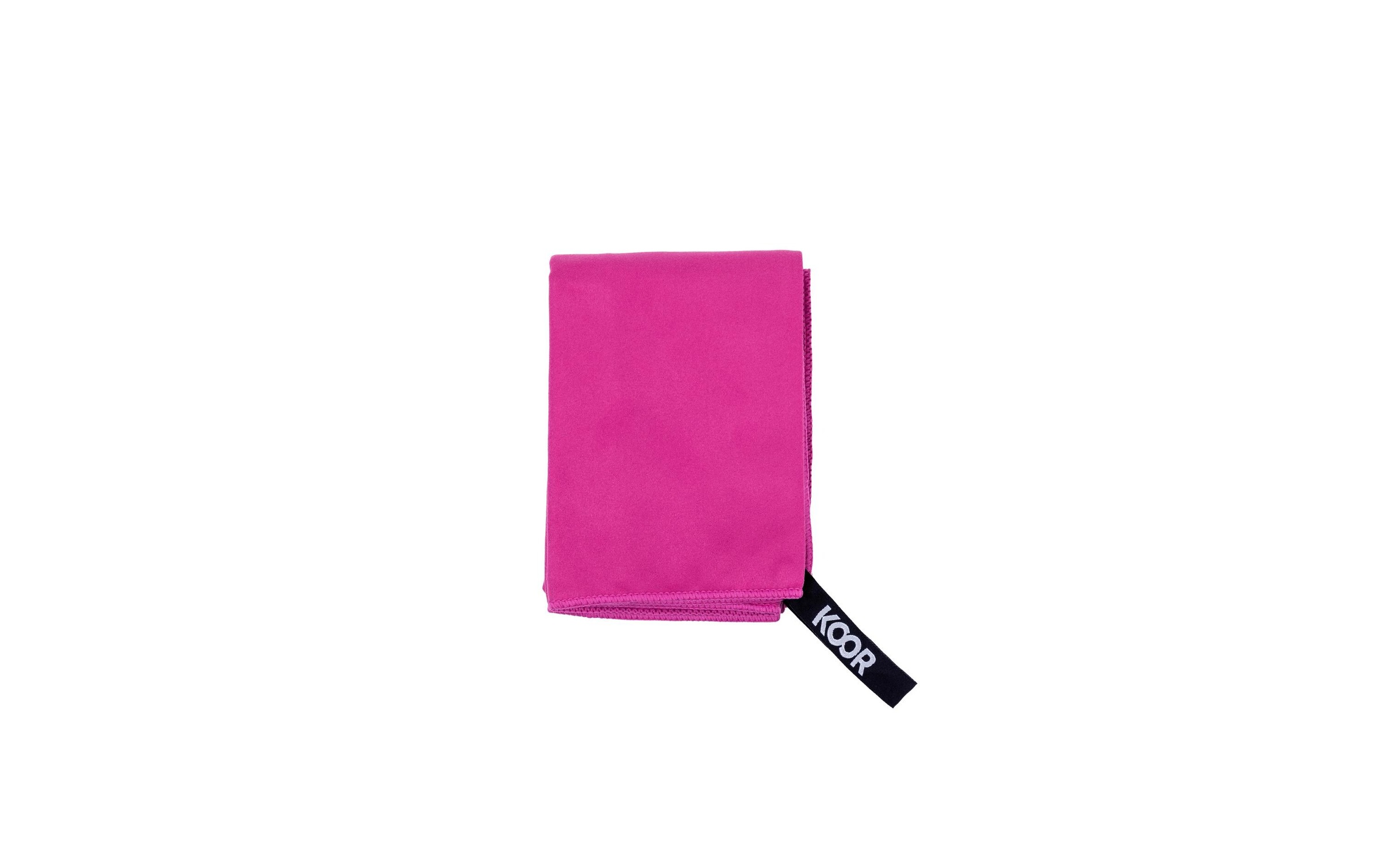 KOOR Badetuch »Silva Magenta 3er-Pack«, (3 St.)