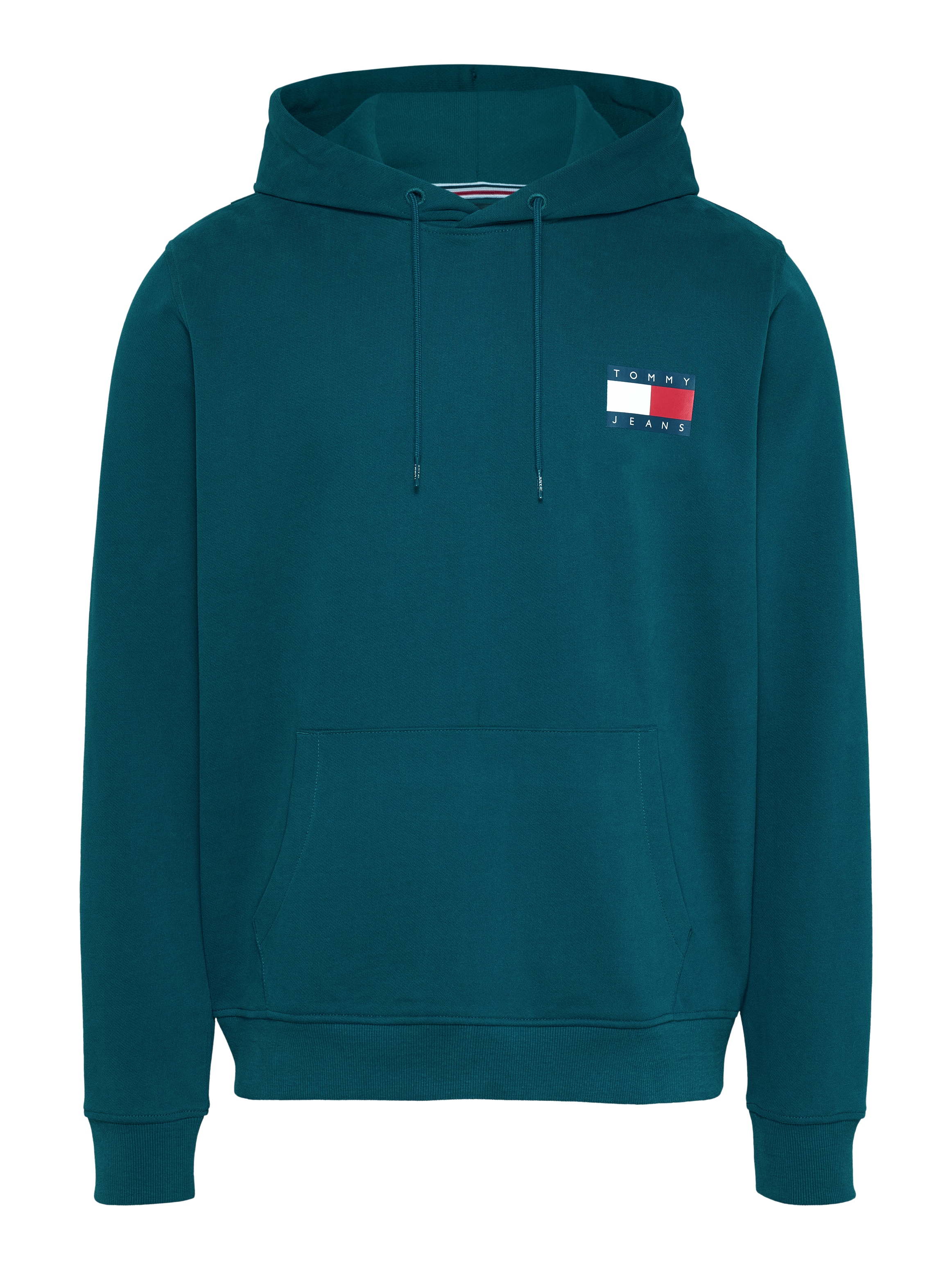 Tommy Jeans Sweatshirt »TJM REG ESSENTIAL FLAG HOOD EXT«, mit bedruckten Markenlogo auf Brusthöhe