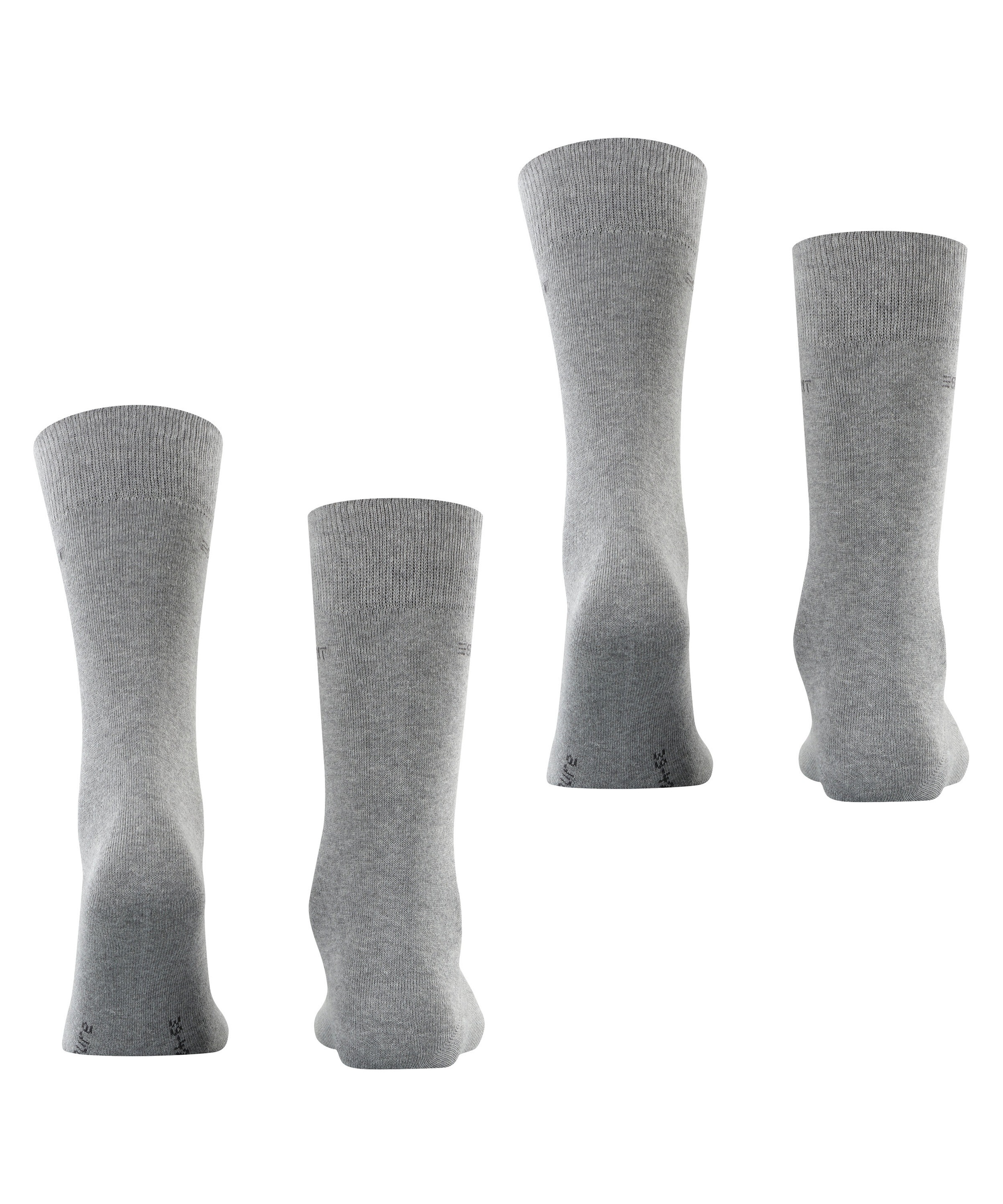 Esprit Socken »Basic Uni«, (2 Paar, 2er Pack), mit hohem Baumwollanteil atmungsaktiv