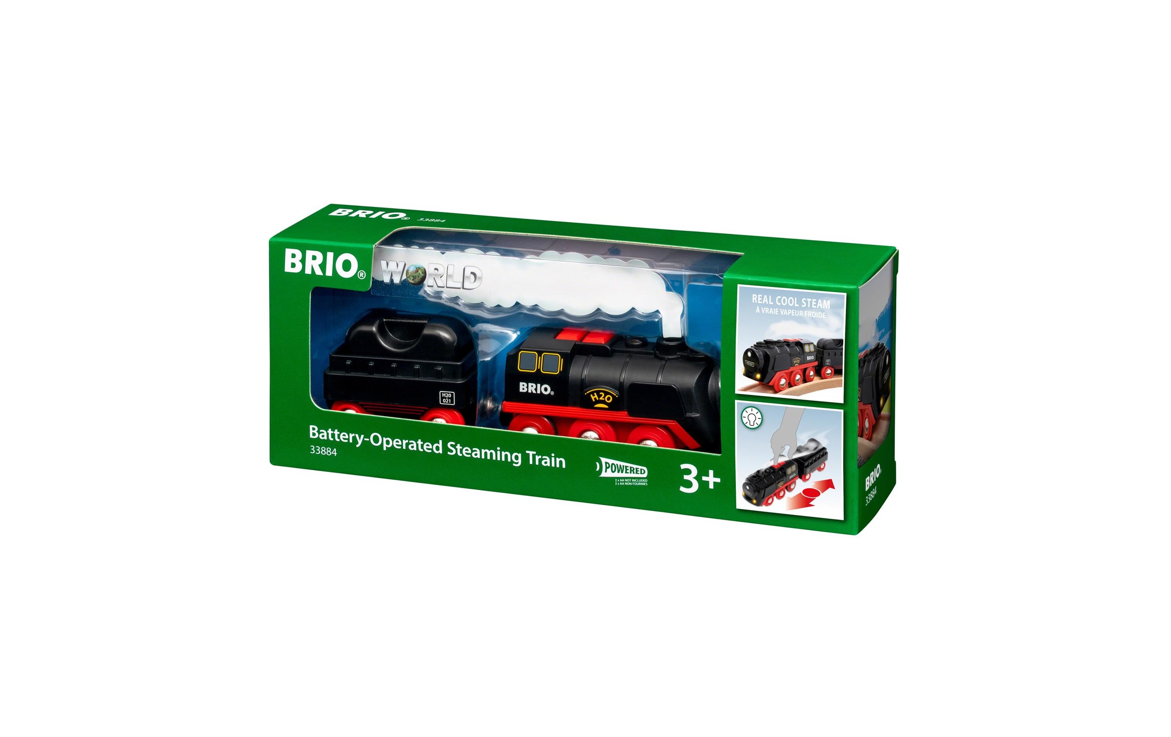 BRIO® Spielzeug-Eisenbahn »Batterie-Dampflok«