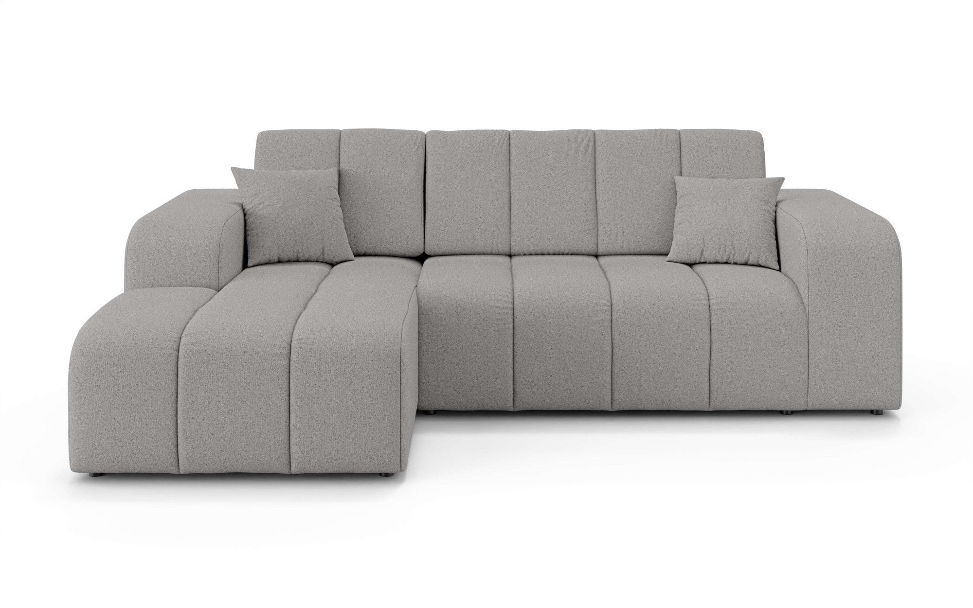 INOSIGN Ecksofa »CASSY L-Form, Schlafsofa mit Bettkasten, Masse B/T/H: 245/165/88 cm«, mit 2 Rückenkissen, Recamiere rechts oder links bestellbar