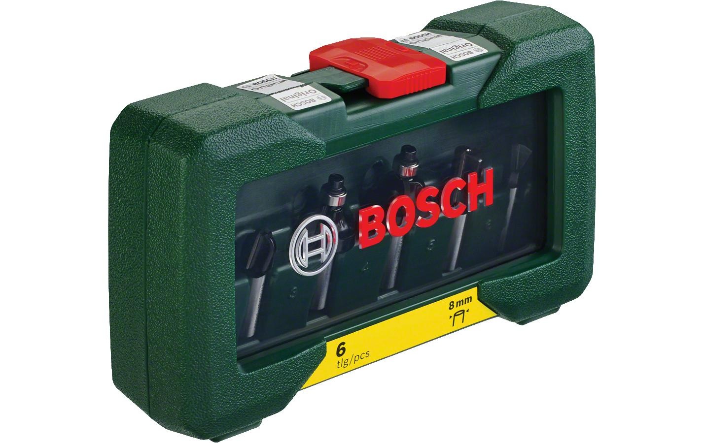 BOSCH Fräser-Set »HM 8 mm 6-teilig«