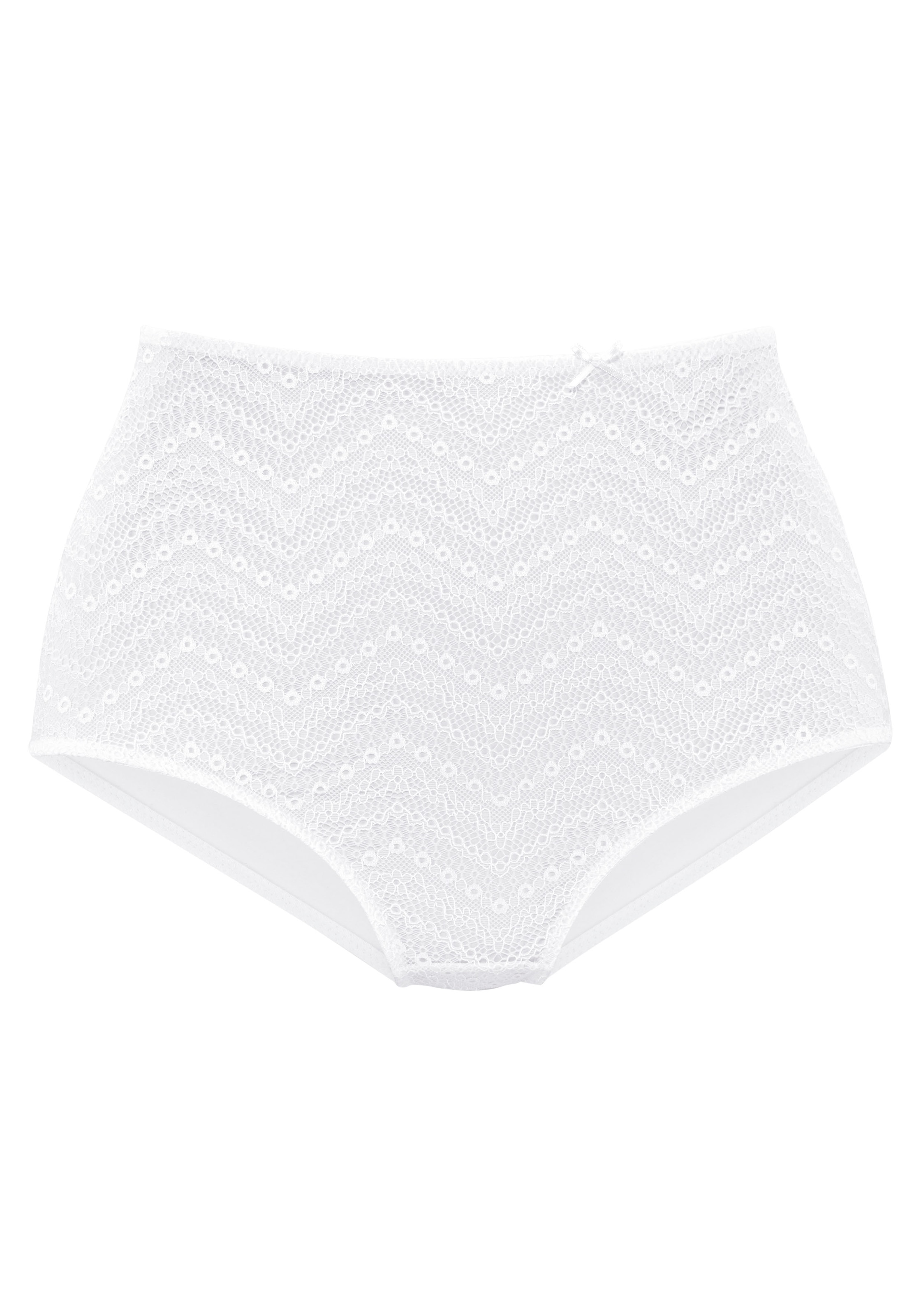 LASCANA High-Waist-Slip, aus modischem Netzmaterial