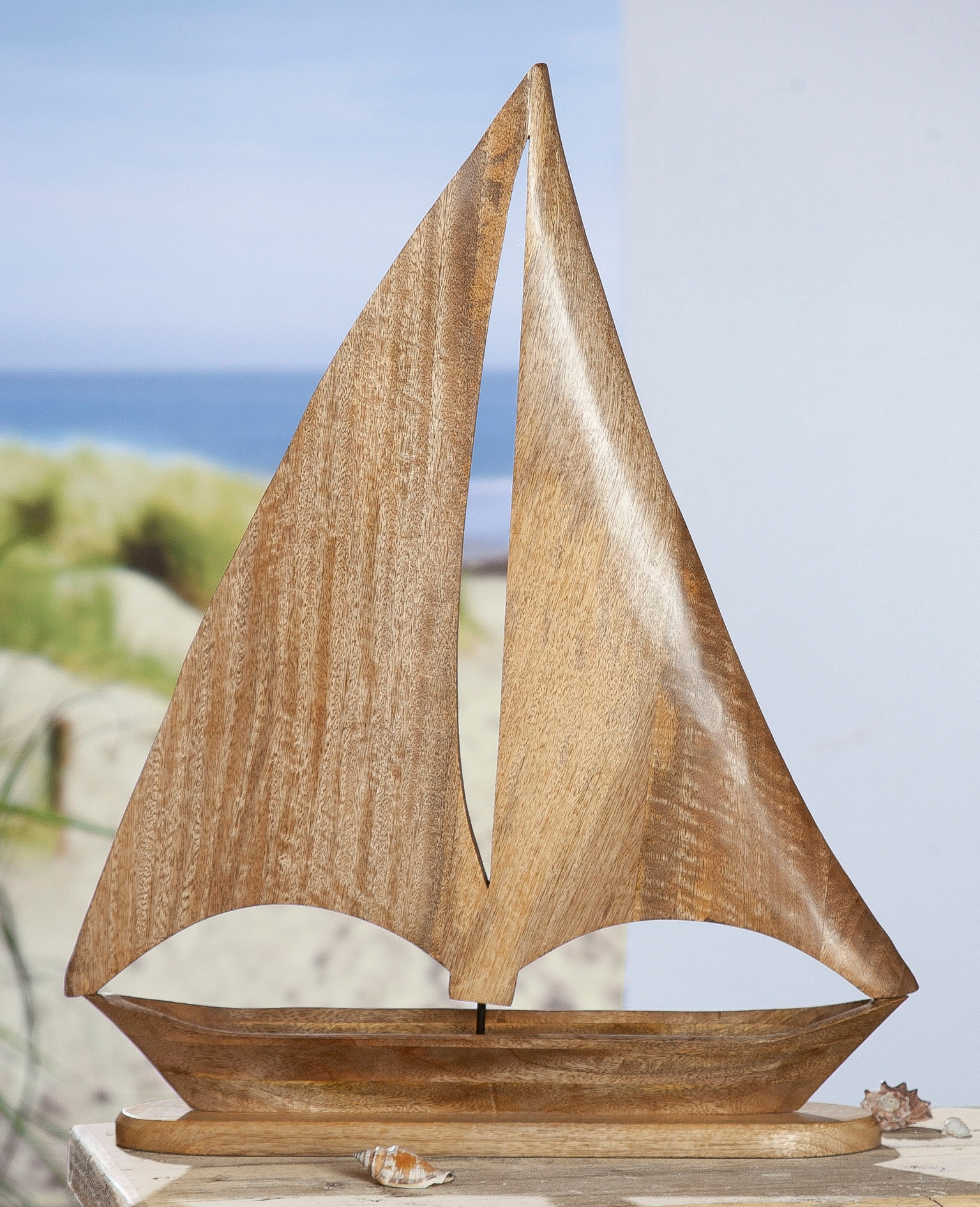 GILDE Dekoobjekt »Deko Segelschiff«, Holz, | Wohnzimmer Jelmoli-Versand maritim, kaufen cm, 60 online aus Höhe