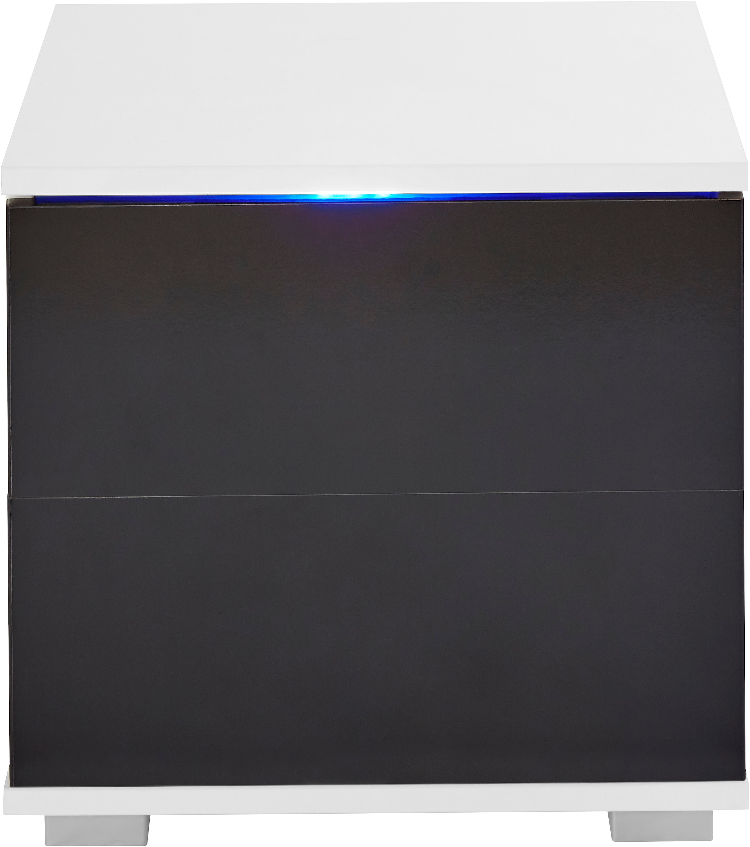 priess Nachtkommode, mit LED-Beleuchtung und Push-to-open